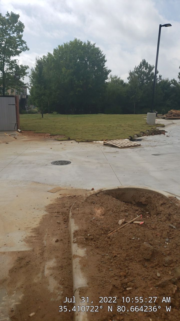 Commercial Landscaping Harris Teeter Fuel Station by Carolina-Metro Landscape, Inc