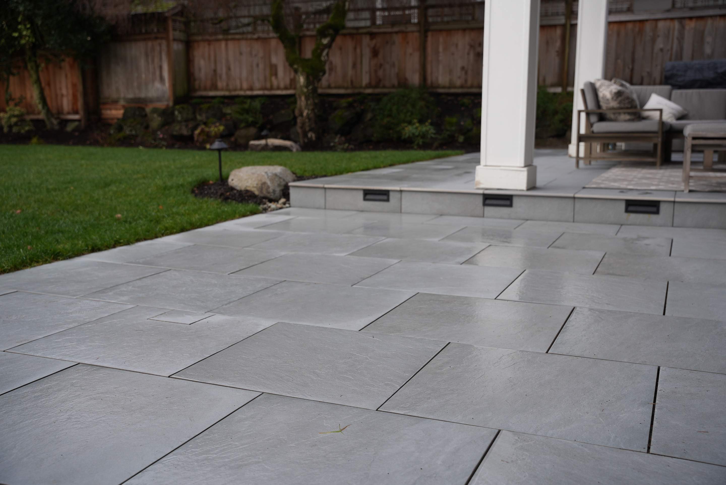 Hardscaping Back Patio Landscape Project  by Jireh Asphalt & Concrete Inc 