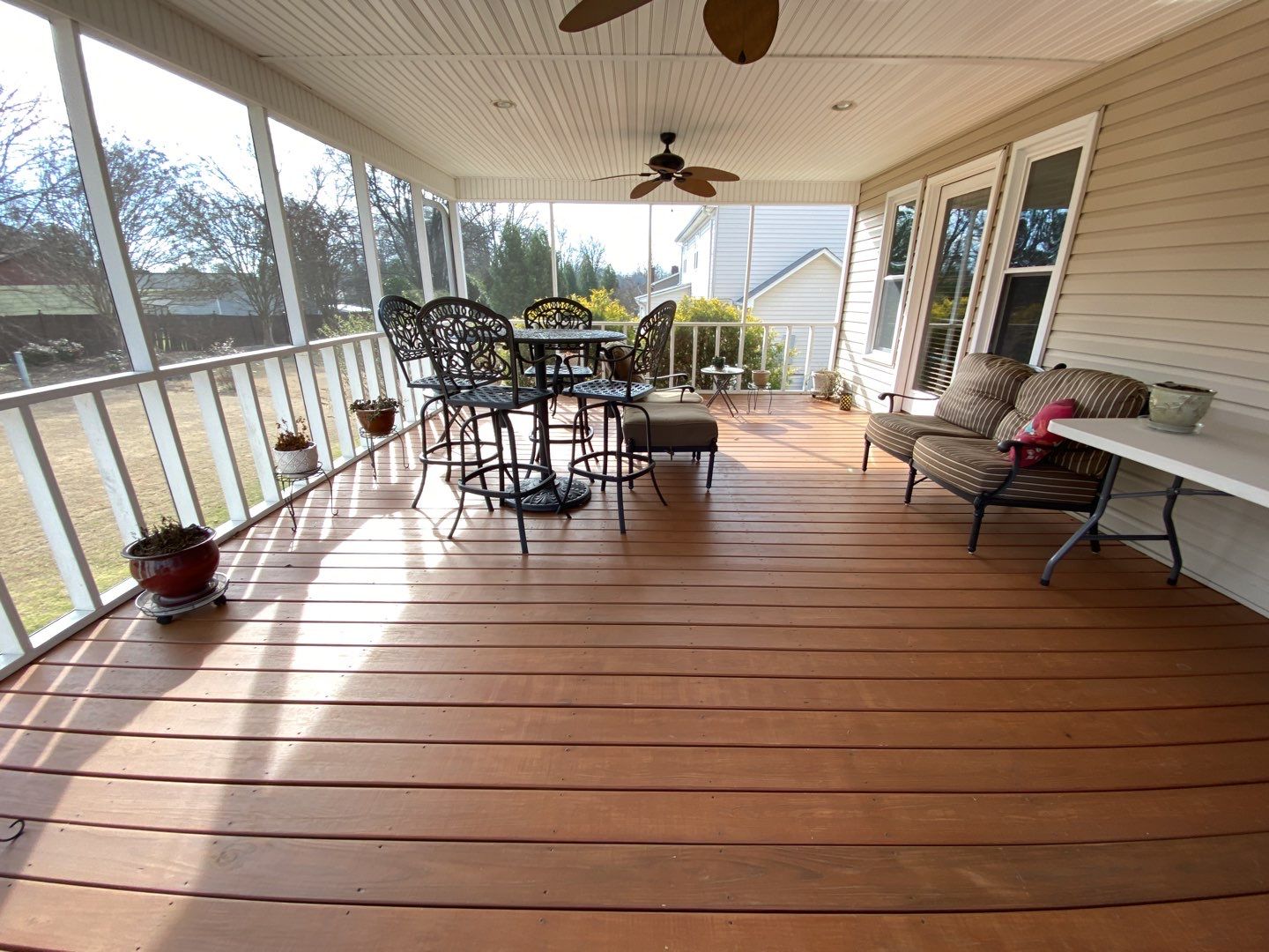 Coated Deck using Wood Sealant by DuraSeal