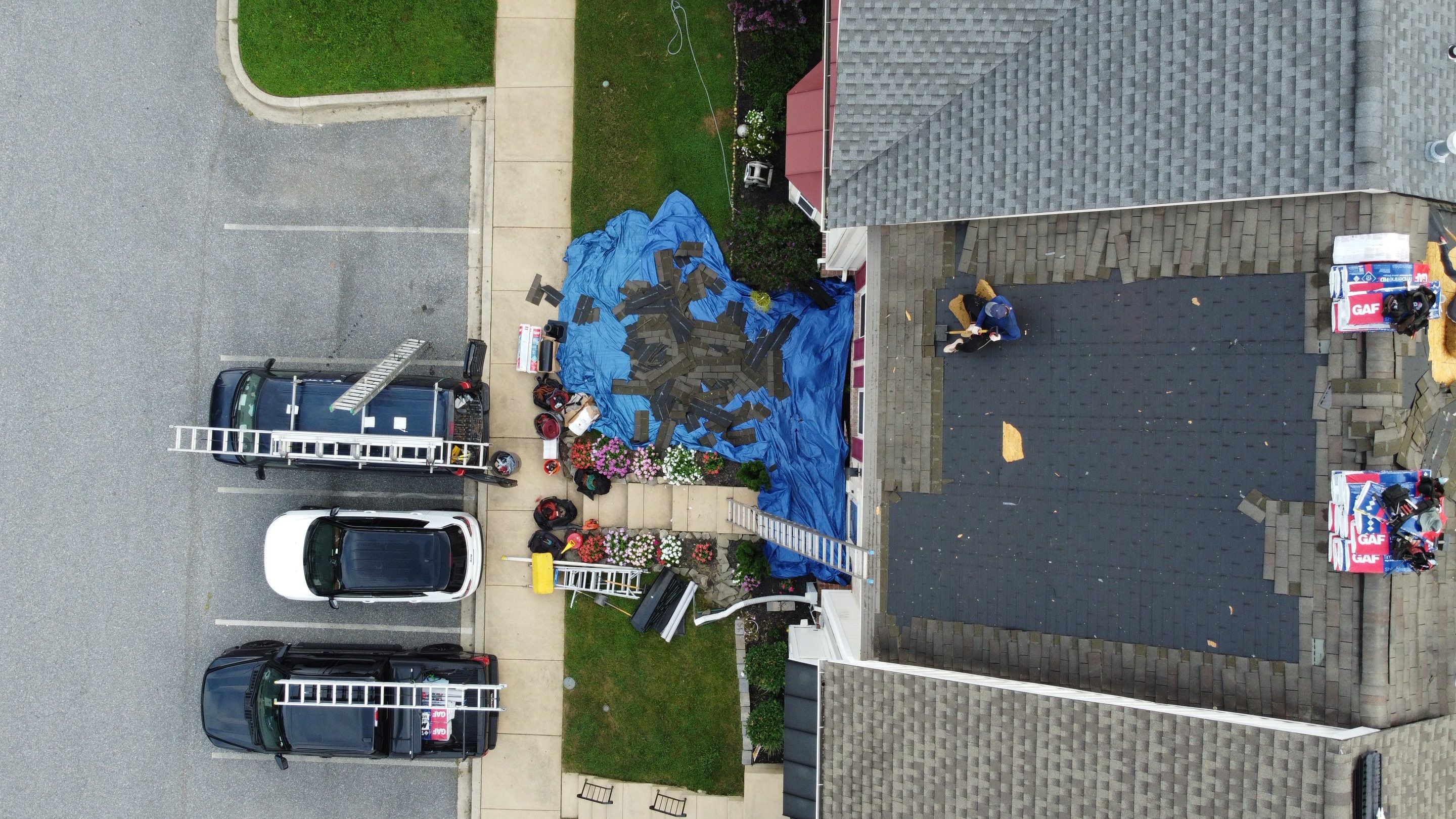 Residential Roofing Installation using GAF Timberline HDZ by Matter Roofing & Construction