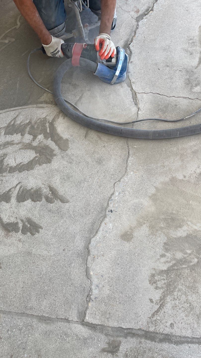 Patio Transformation using Echo 1/4" Chip by Croc Coatings, LLC