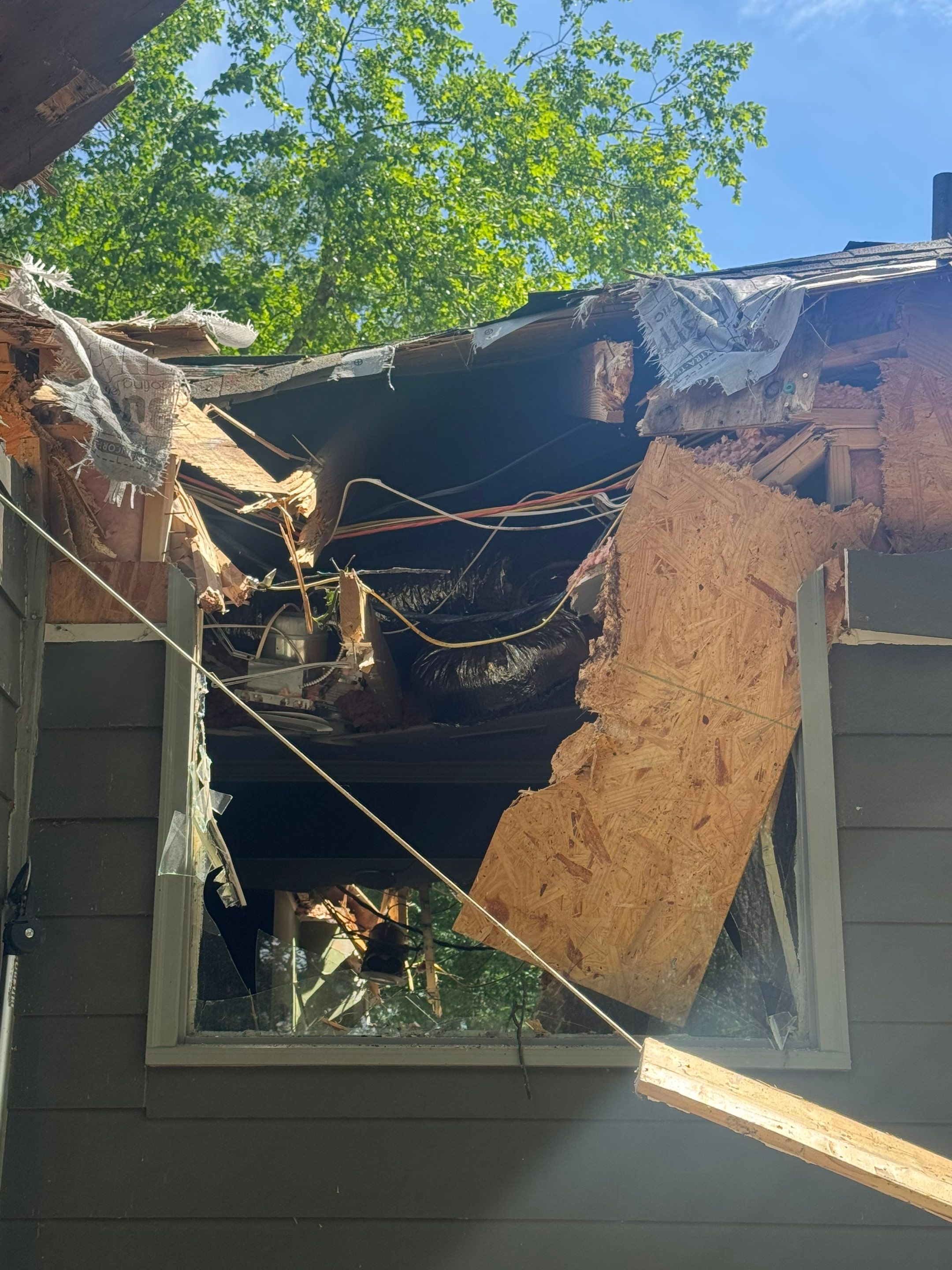 Tree Damage Restoration and Asphalt Shingle Roof Replacement in Memphis by Revival Roofing Services