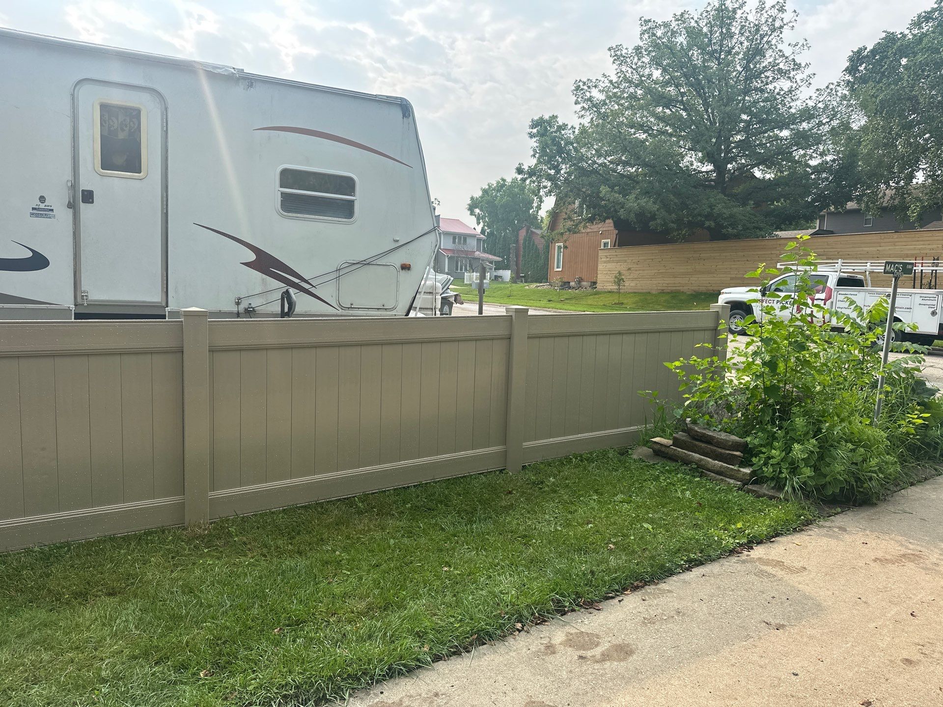 Project in Waterloo by Perfect Picket Fence and Stain