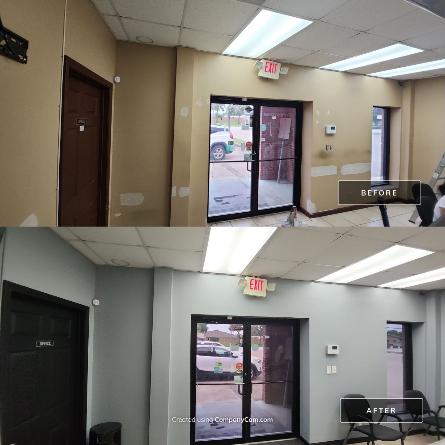 Interior Painting - Tire Shop by Fresh Coat Painters of Cypress