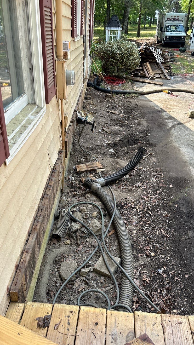 Roof Replacement and cover porch by Deerfield Roofing LLC