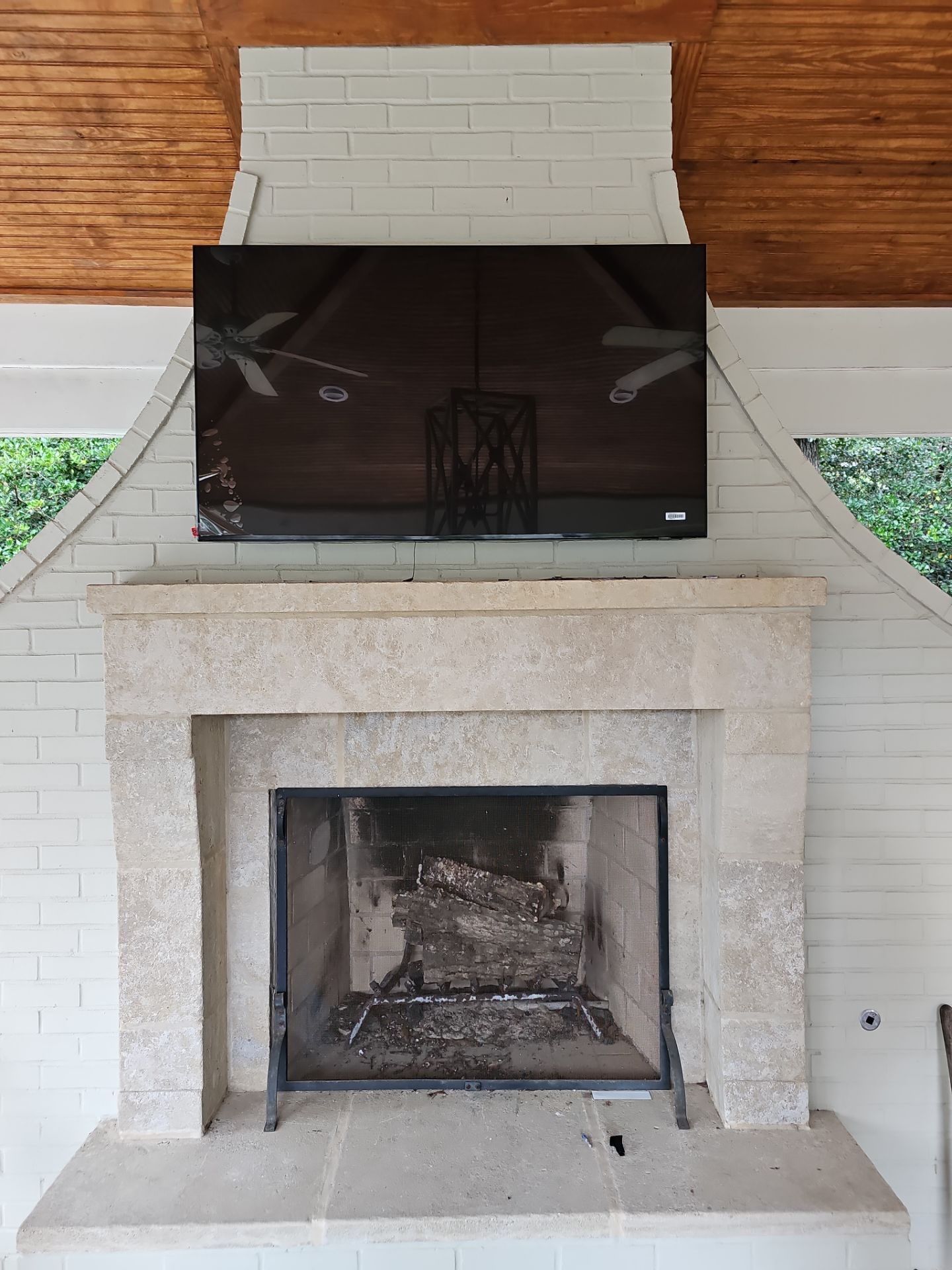Fireplace TV Mounting Projects by Hangman Mounting & Installation 