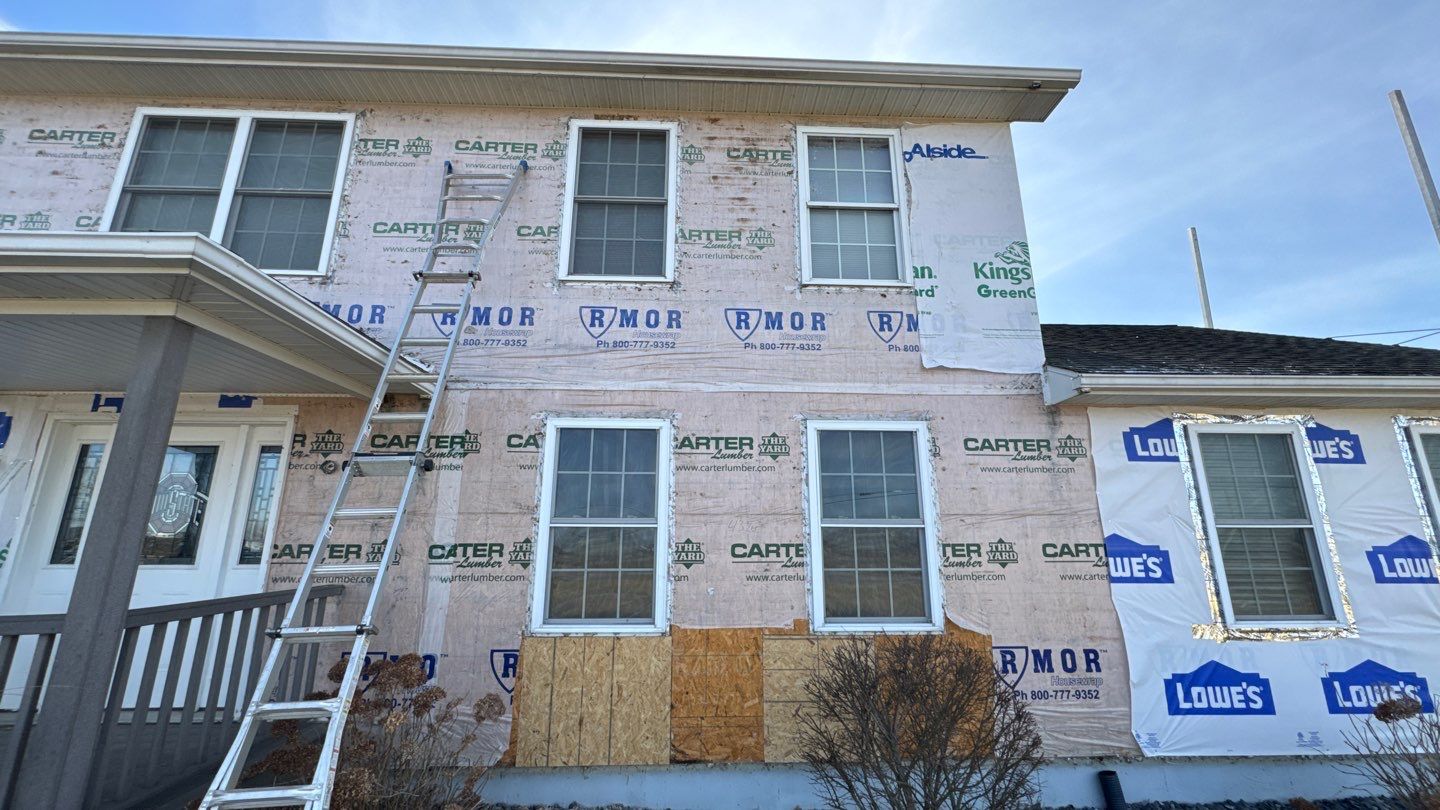 Siding Installation using Alside Coventry D4DL by Nitro Roofing and Construction