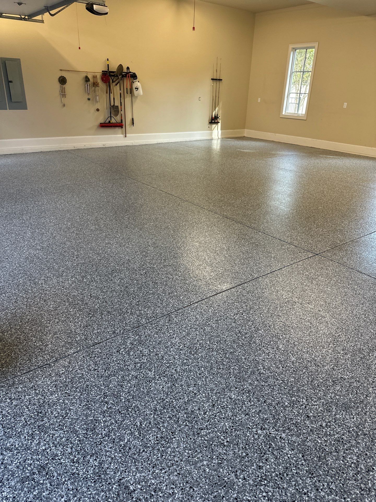 Garage Floor Coating using Wombat by My Garage Floor Guys