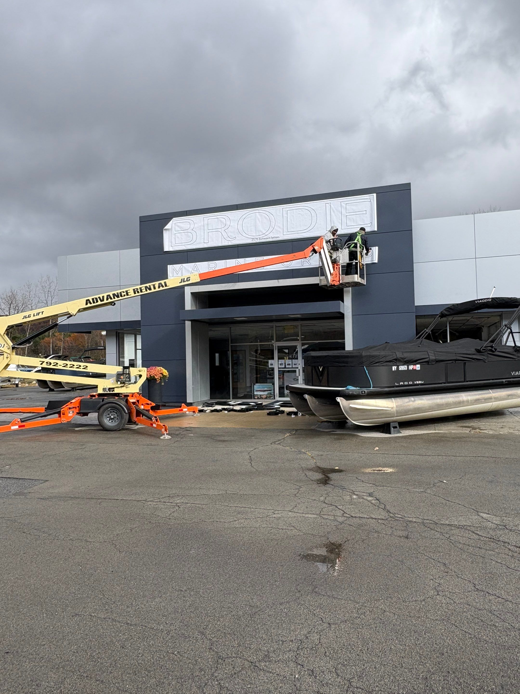 Brodie Marine Group Channel Letters by FASTSIGNS of Saratoga Springs 