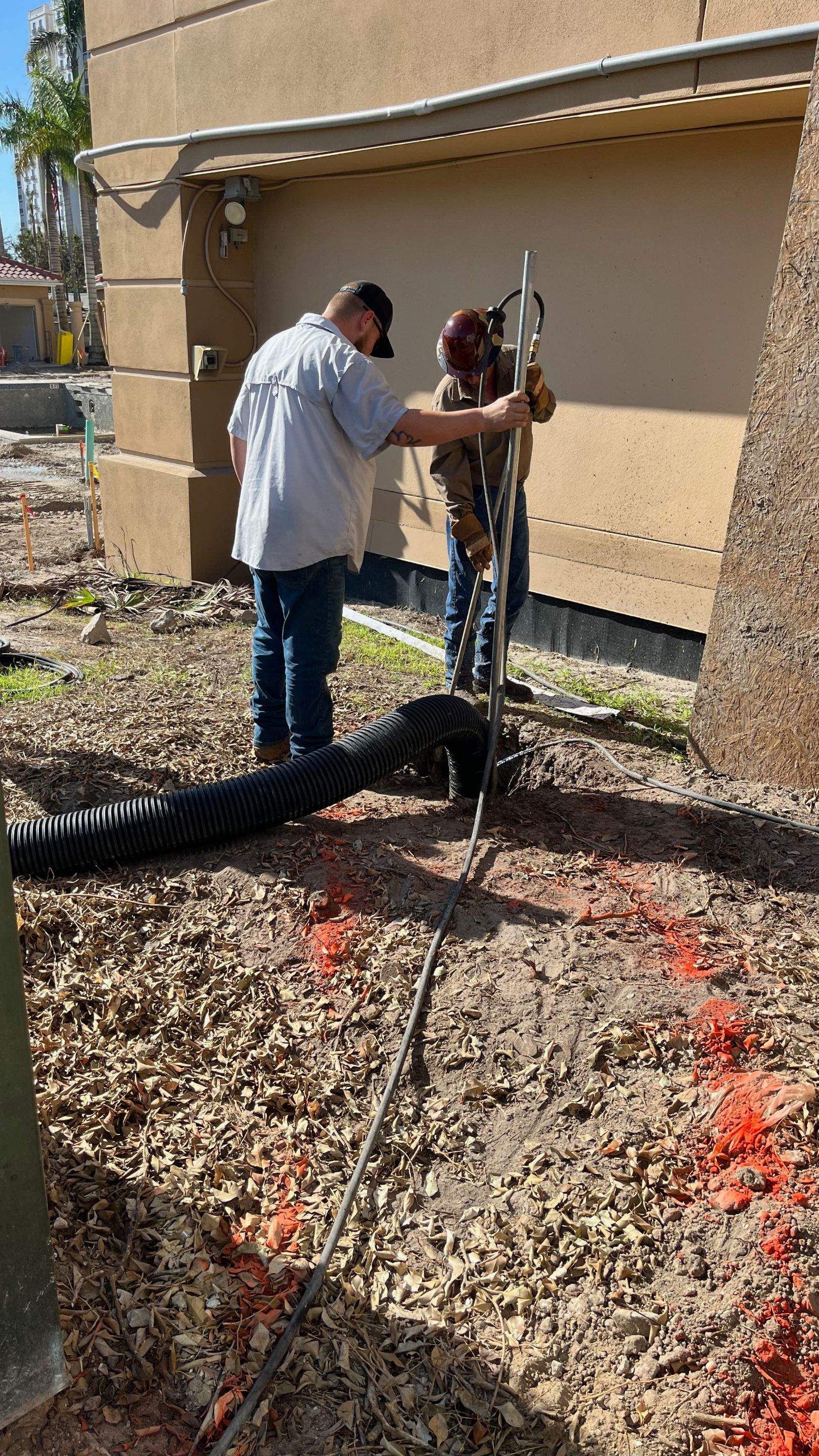 Ritz-Carlton Front Parking Daylighting by Don Mar, Inc. Storm Water Solutions