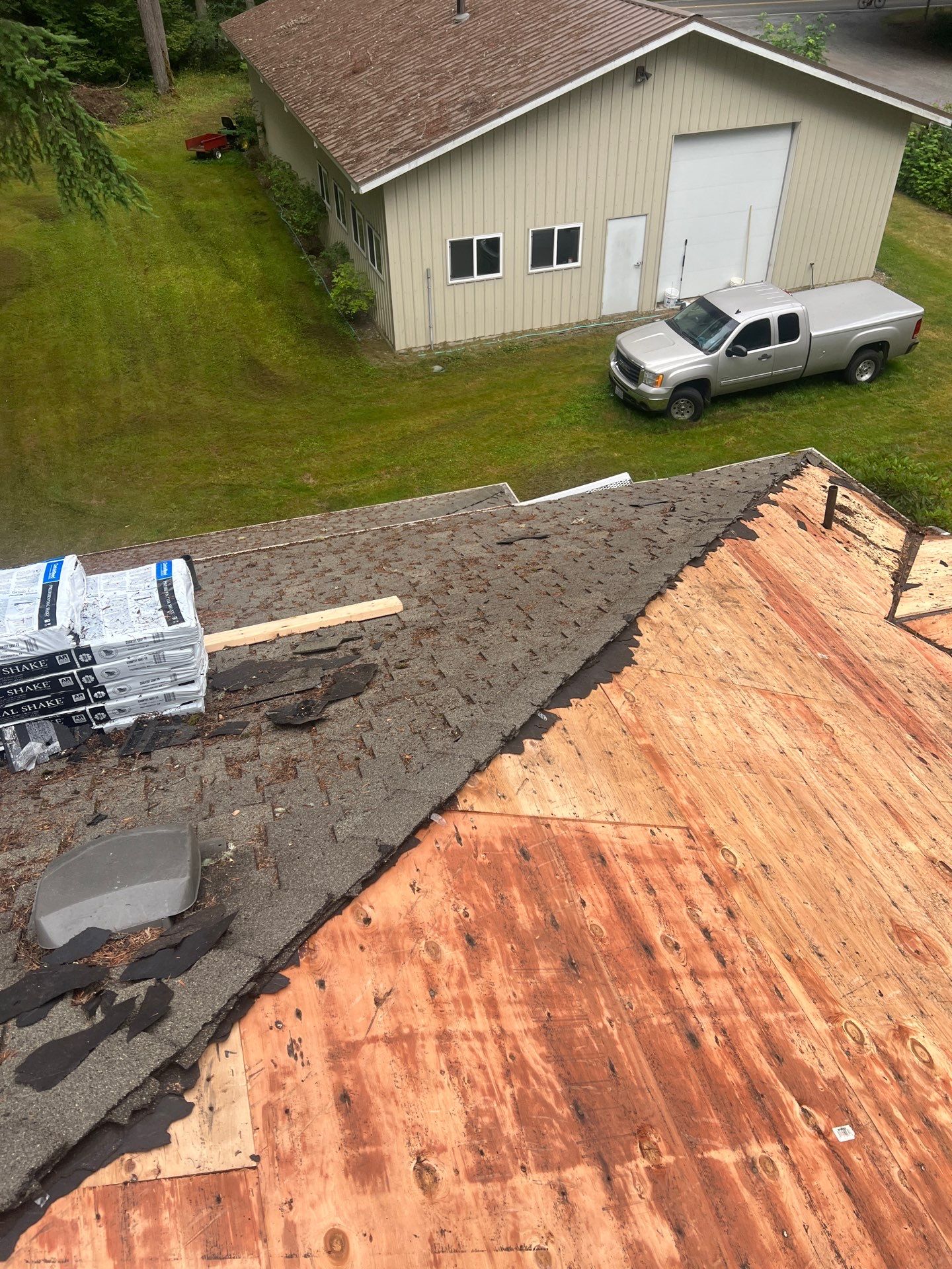 Residential Roofing Installation using GAF HDZ Shingles by Roofing Formula LLC