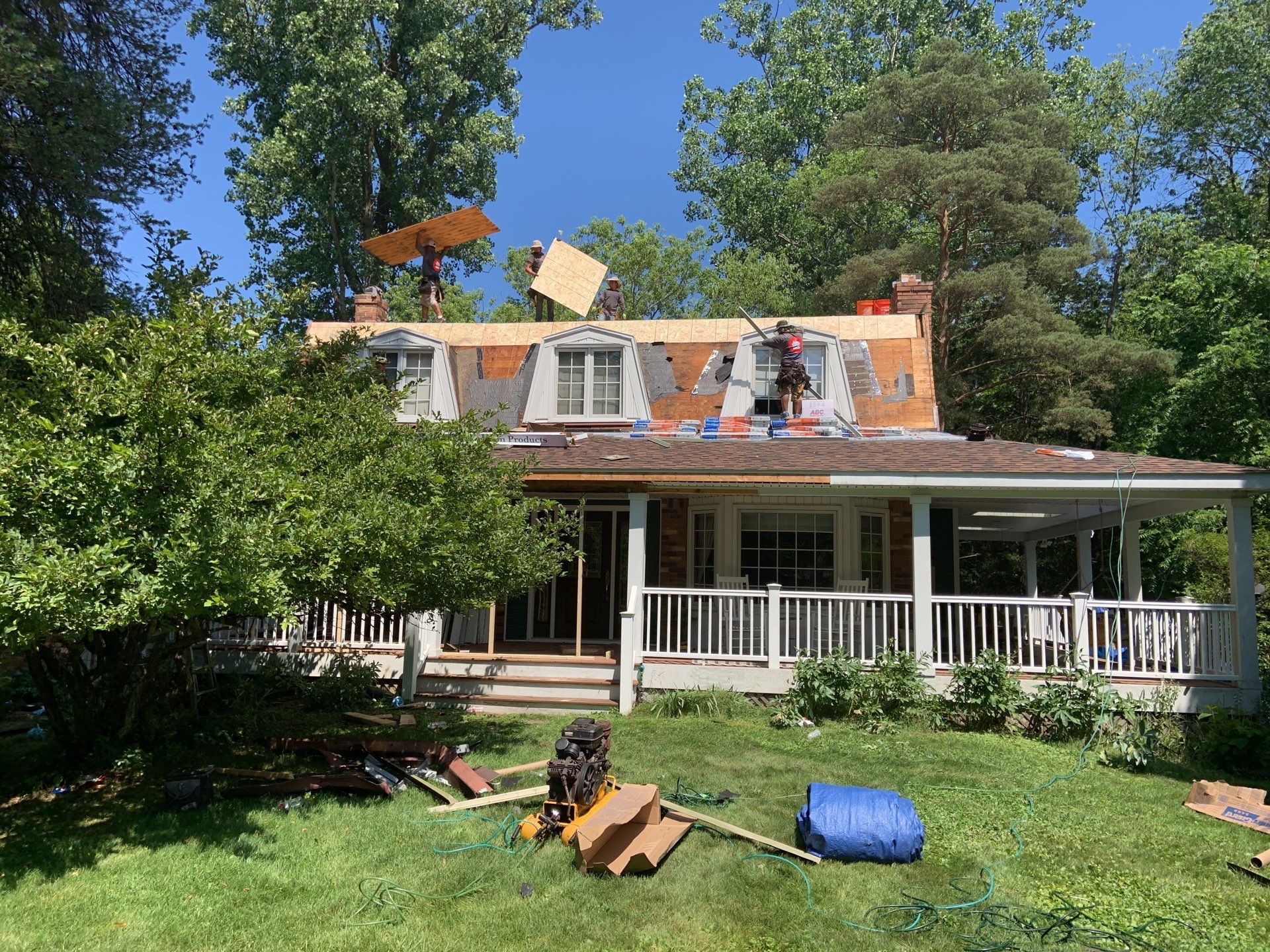 Roof Replacement using CertainTeed Landmark by 180 Contractors