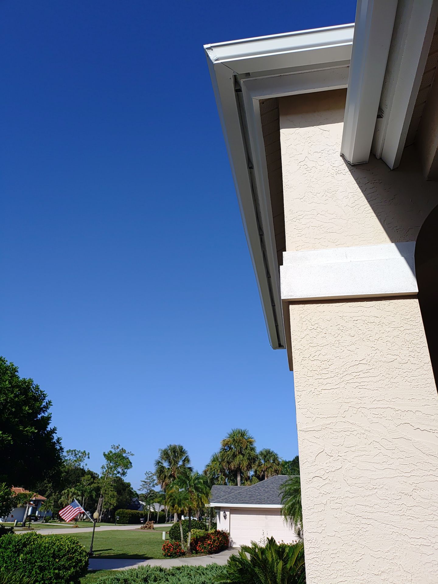 Splash Guard System Installation in Fort Myers FL by Gutter Professor by Gutter Professors