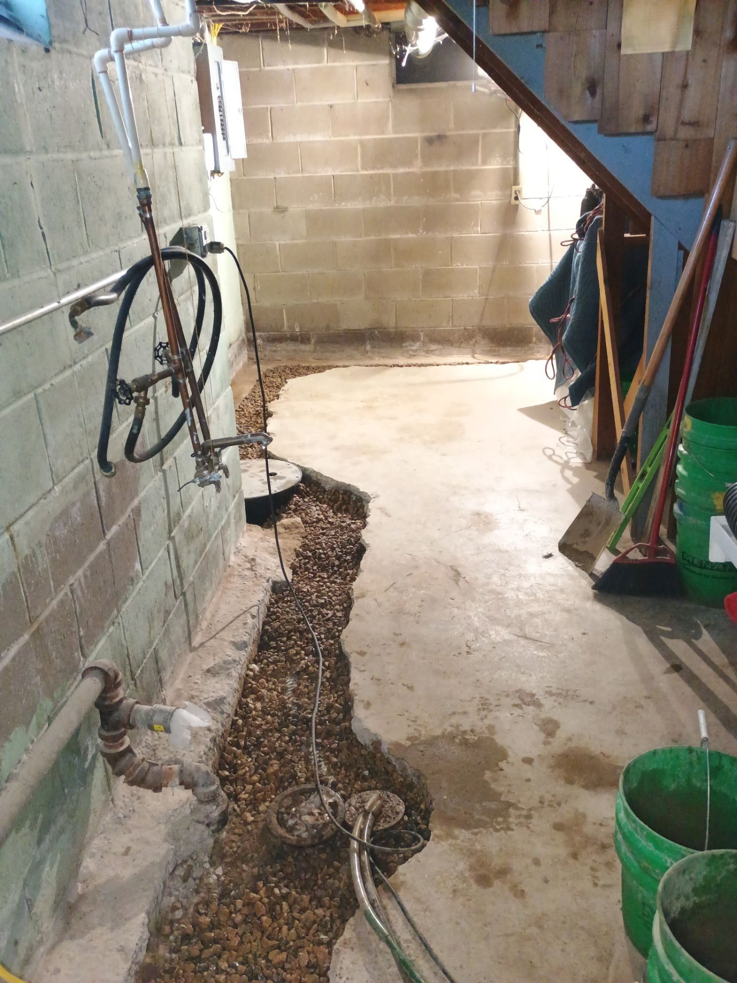 Helping Dan Get Going on His Remodel by Waterproofing Northeast