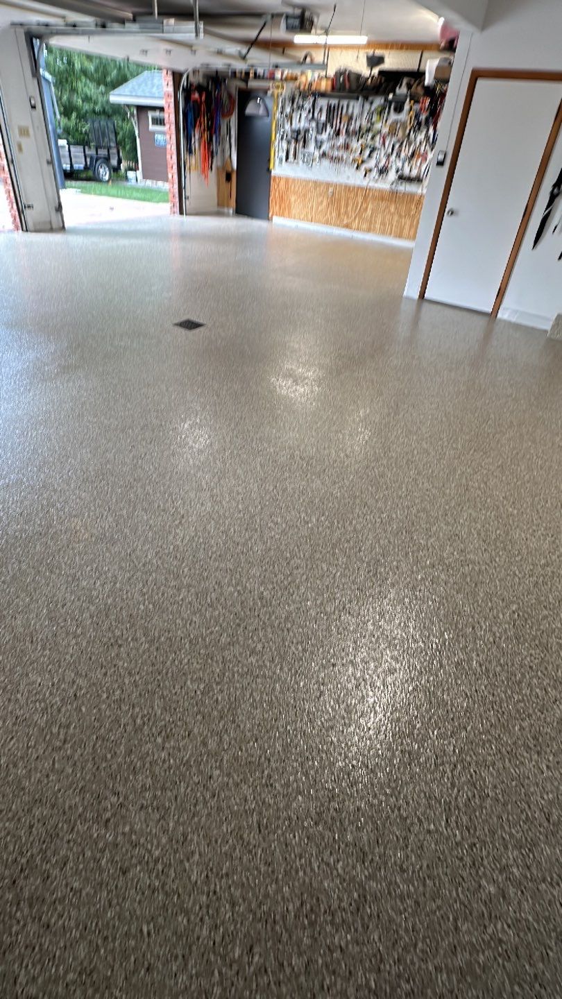 Garage + Porch Project in Pittsburgh by Floors in a Day, Inc