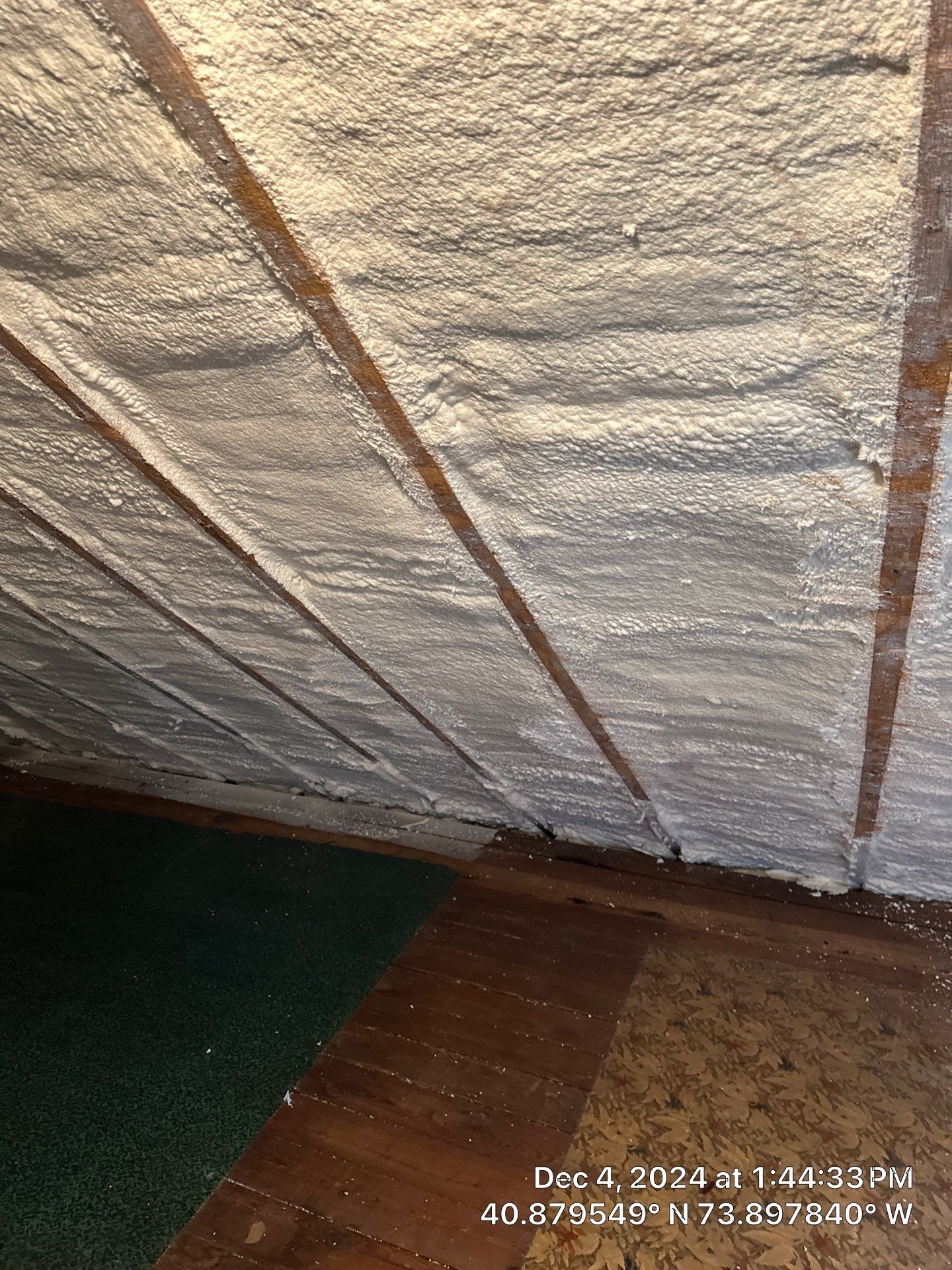 Attic Insulation using Closed Cell Spray Foam by NYS Foam & Energy