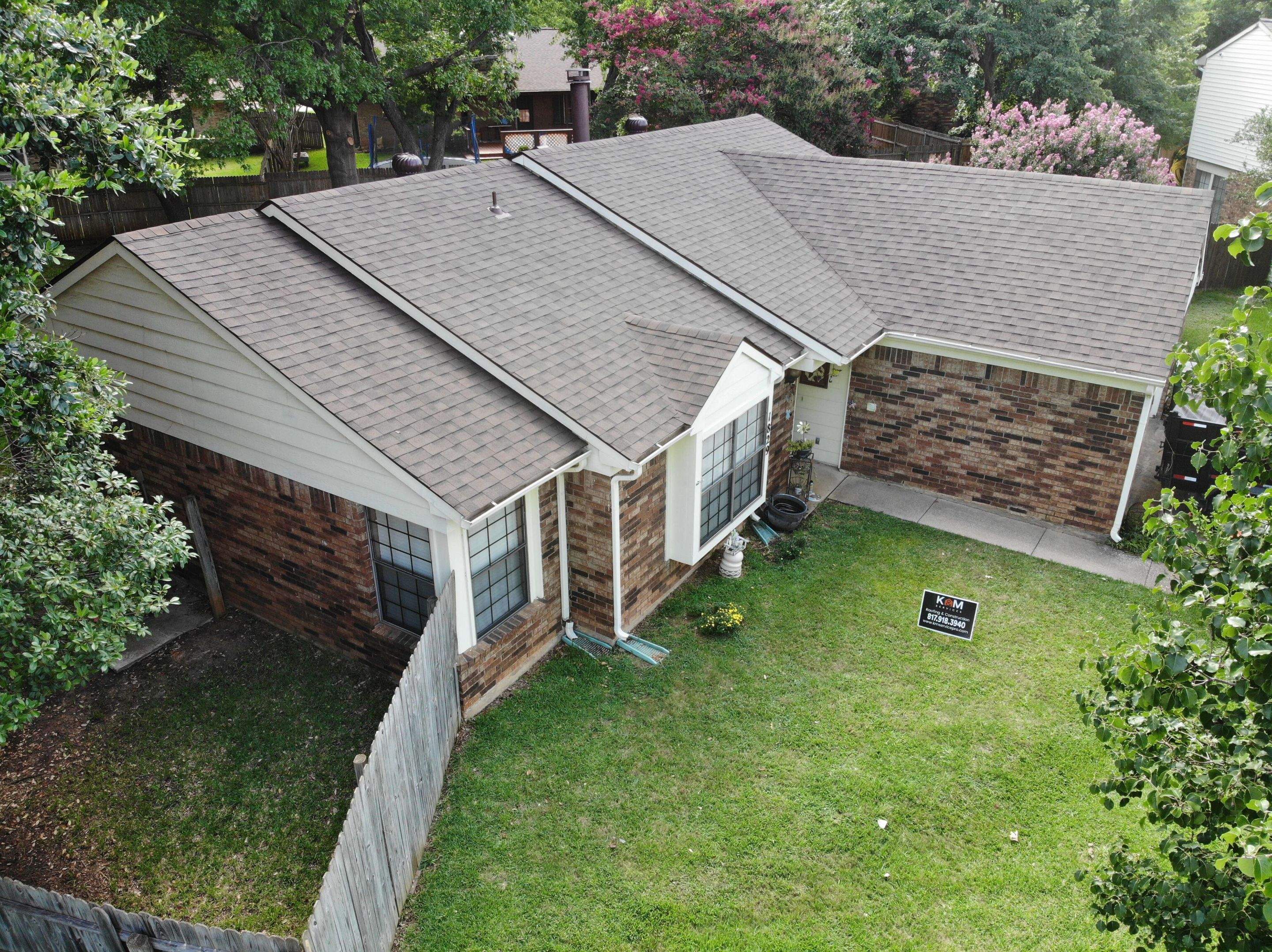 Residential Roofing Installation by K&M Services