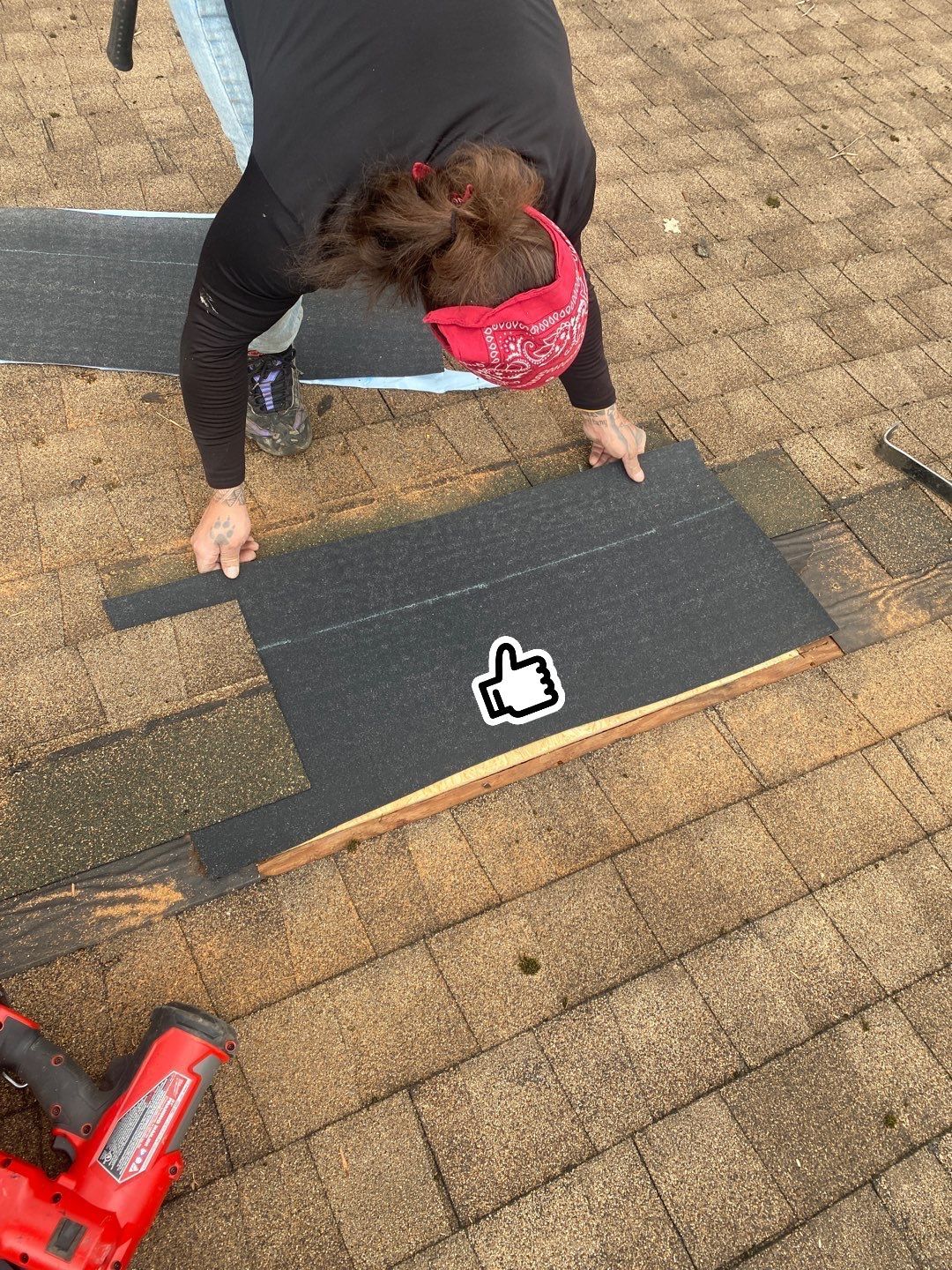 Install new life time vent collars and roof repair  by Alpha Design Services