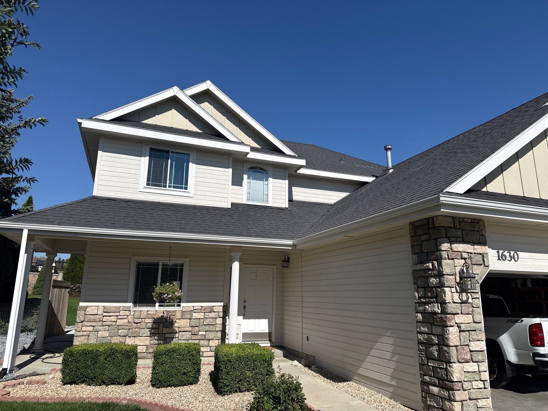 Asphalt Shingle Roof Replacement for Two-Story Home in Meridian by Olive Roofing