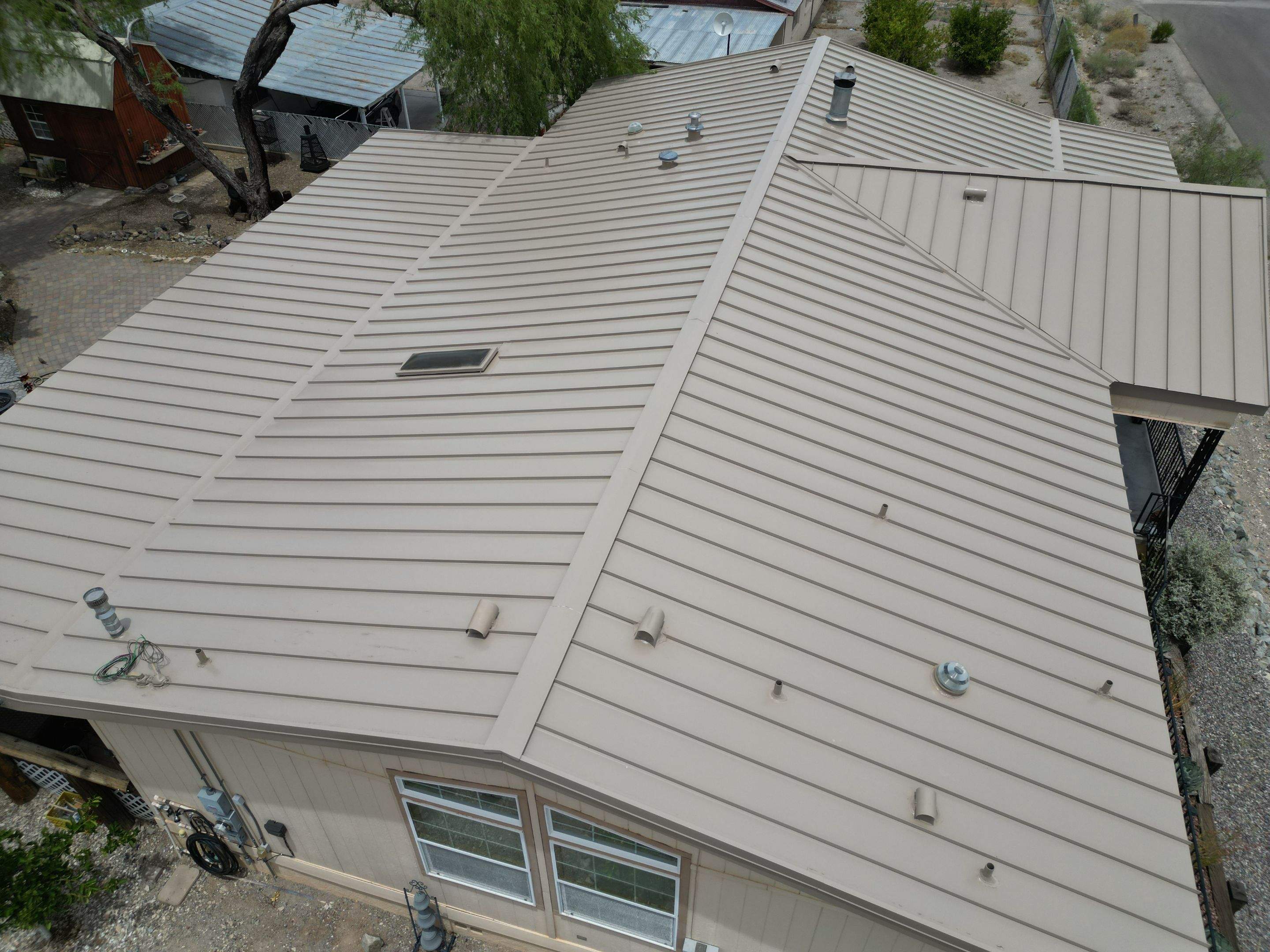 Champagne Standing Seam by Reimagine Roofing