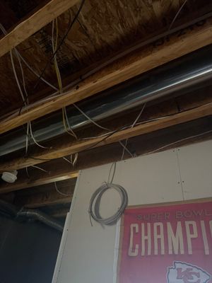 Mead Basement Renovation with HVAC and Electrical Rough-In Work