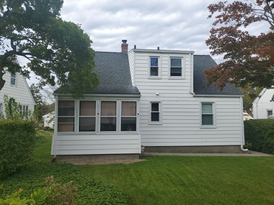 Siding Installation using Certainteed Monogram Charcoal Gray by A Plus Exterior