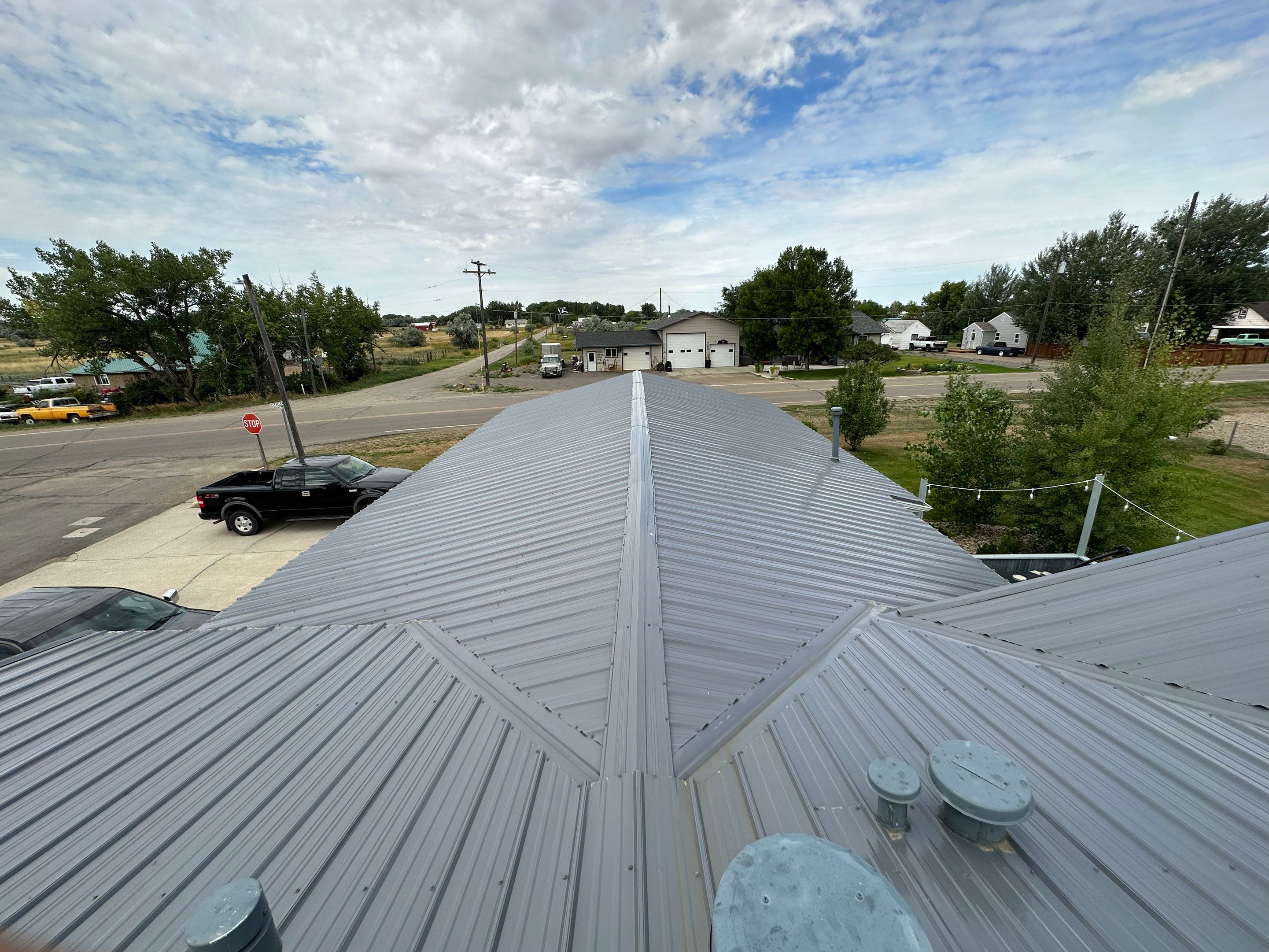 New Metal Roof in Chinook, MT by swagg construction