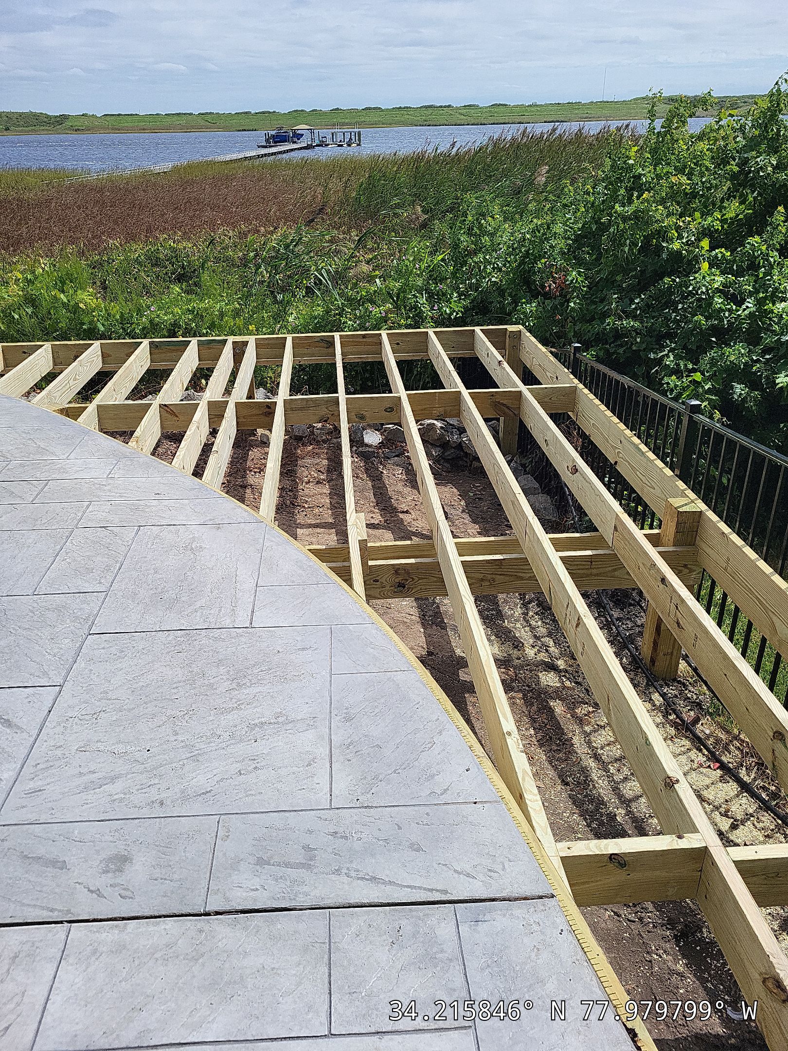 Pool Deck using IPE Decking Groved by RGR Construction and Roofing, LLC