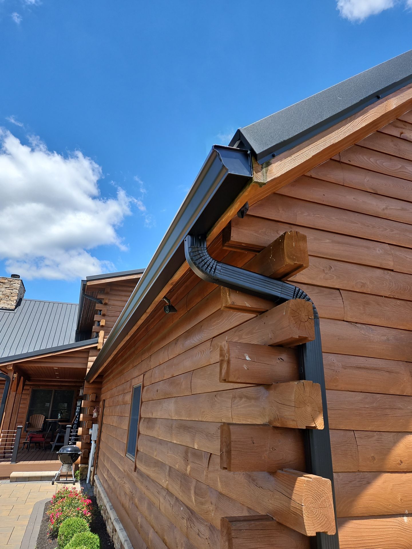 Residential Roofing Installation using Performance Panel Metal - Frost Black by RoofX 