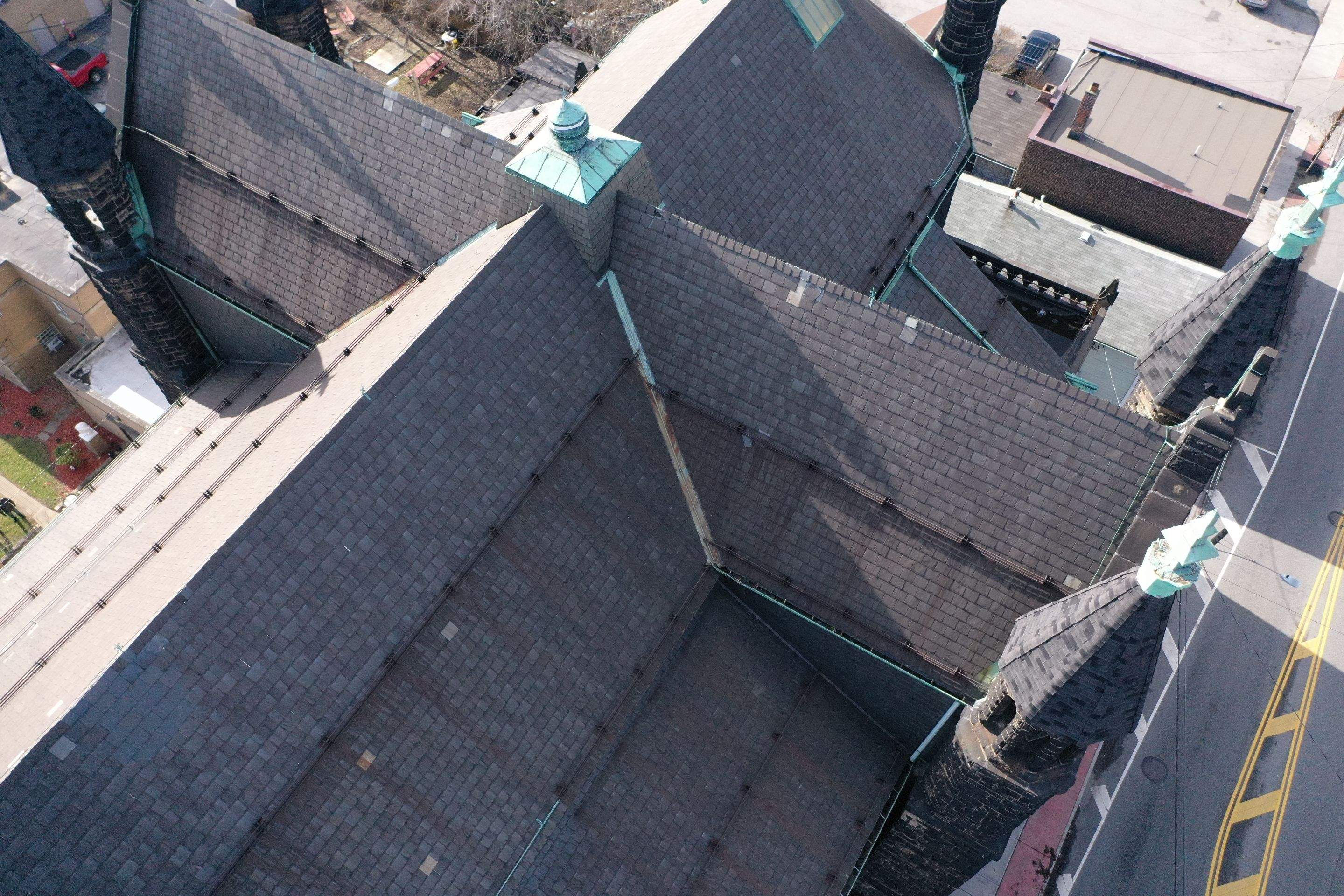 Drone Inspection by Absolute Roofing and Construction