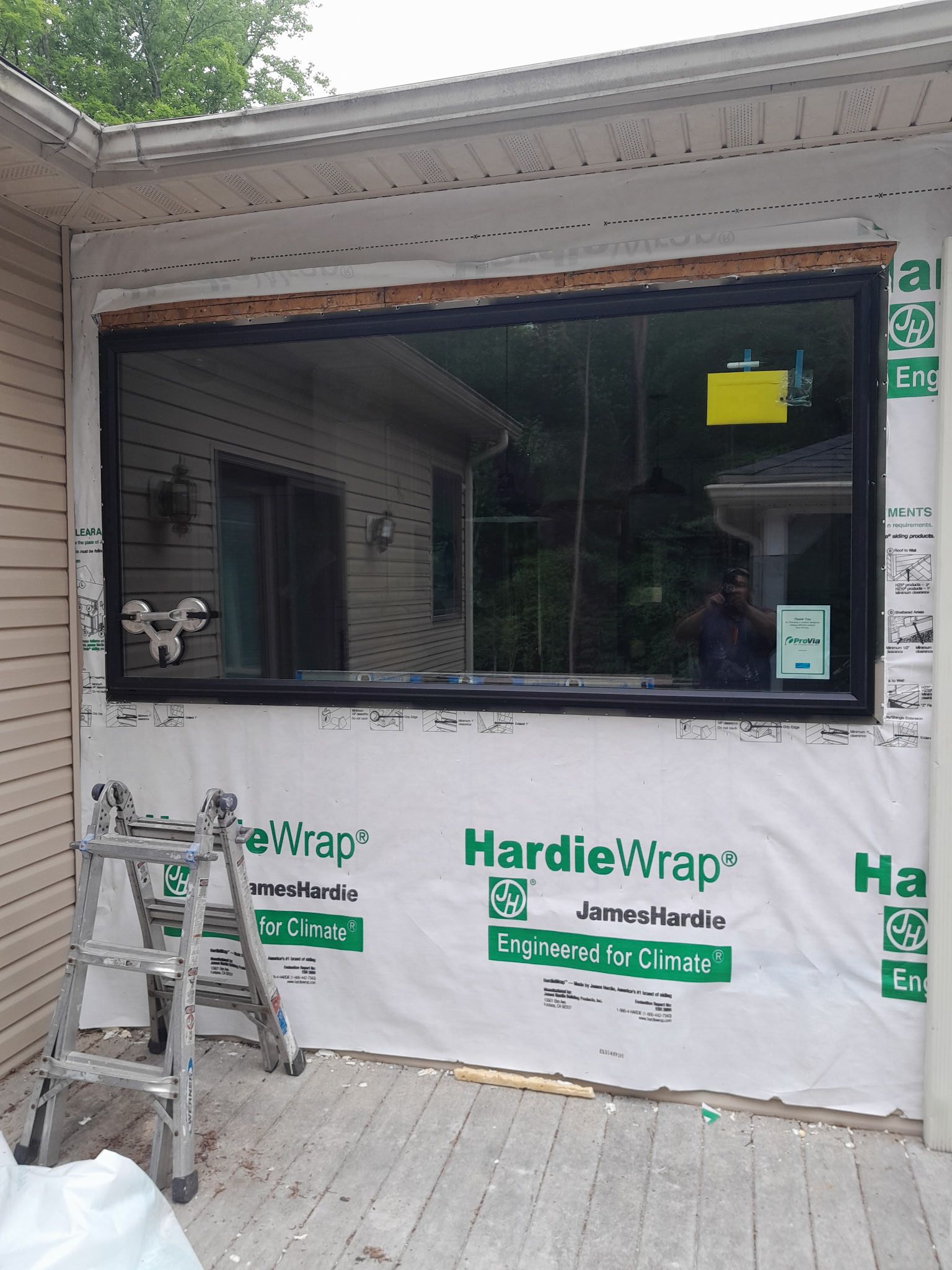 Window replacement with minor carpentry and siding/gutter replacement. by Window Depot of Annapolis