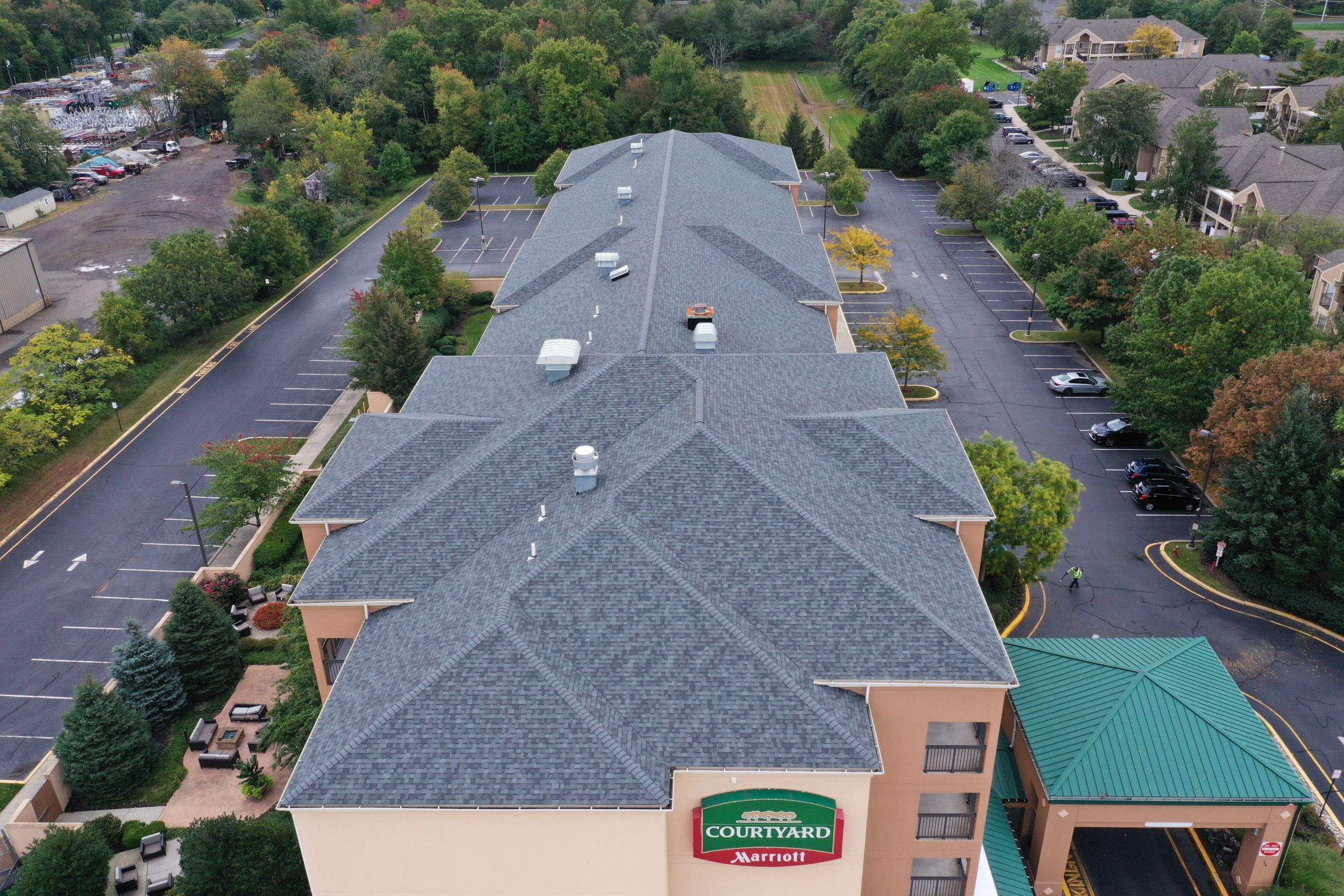 Commercial Roofing Installation using Owens Corning Duration by All Site Roofing