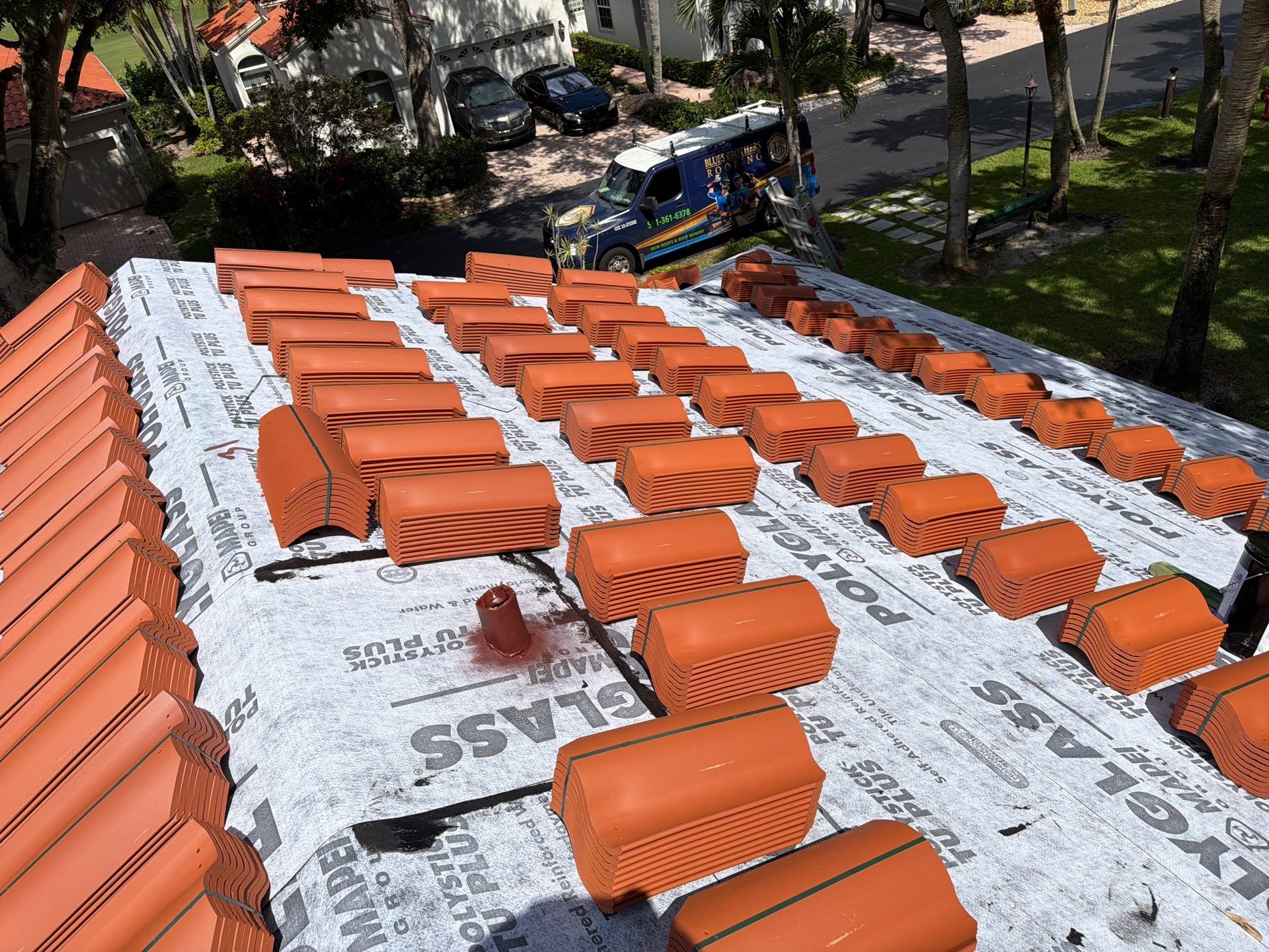 Residential Roofing Installation using Verea by BLUES BROTHERS ROOFING