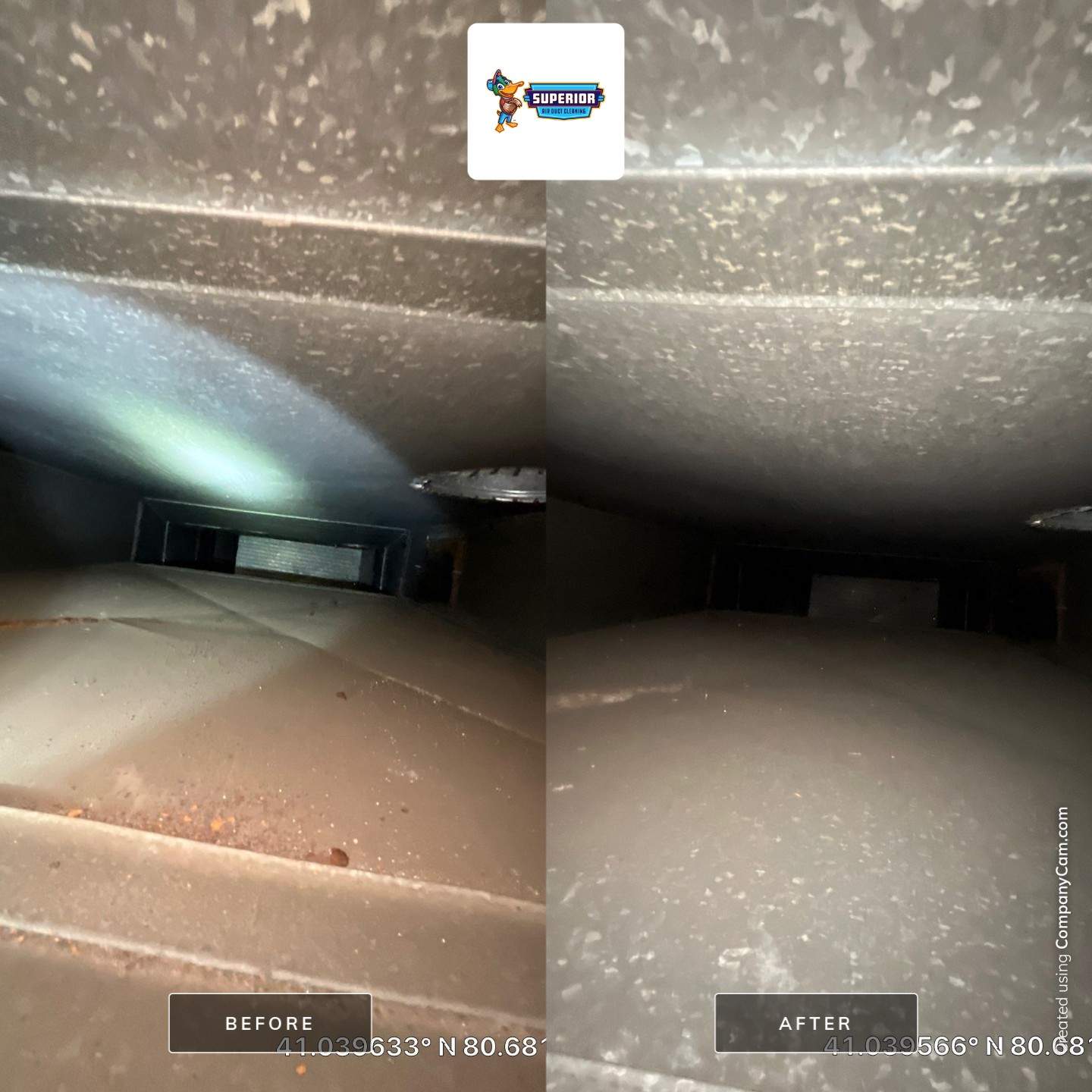 Air Duct Cleaning With a Vacuum Truck in Boardman, OH by Superior Air Duct Cleaning