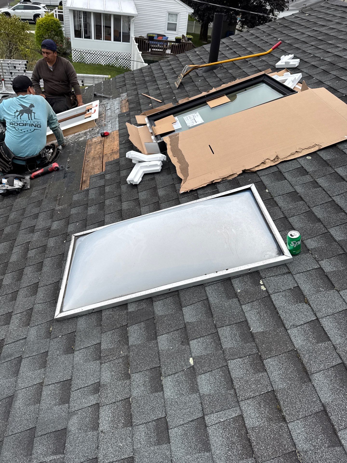 Lowell Premium Velux Curb-Mount Skylight & Chimney Restoration by Mighty Dog Roofing of Greater Middlesex County