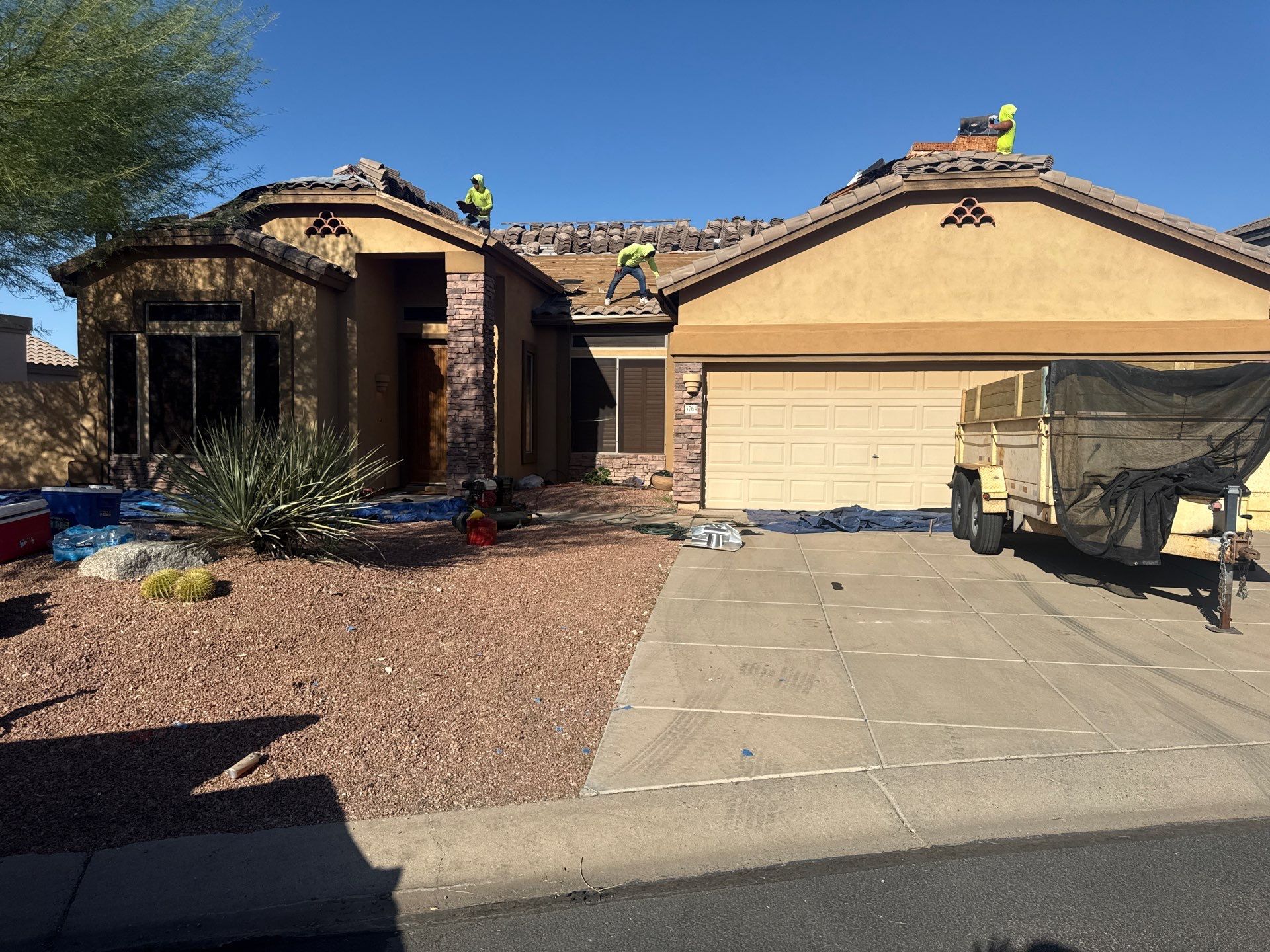 Mesa, AZ Concrete Tile Roof Underlayment Replacement by APM Builders LLC