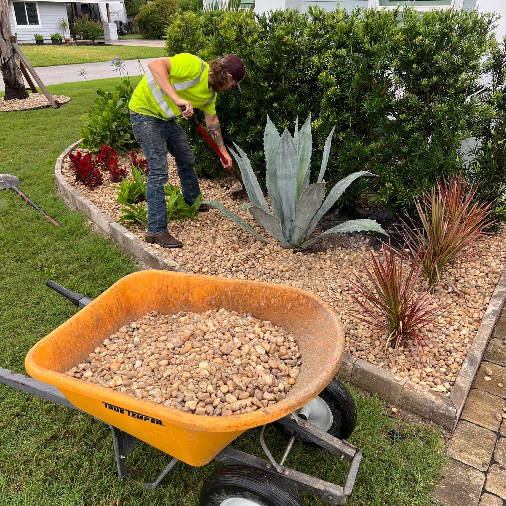 Rock & Agave Installation | Residential by ProGreen Services