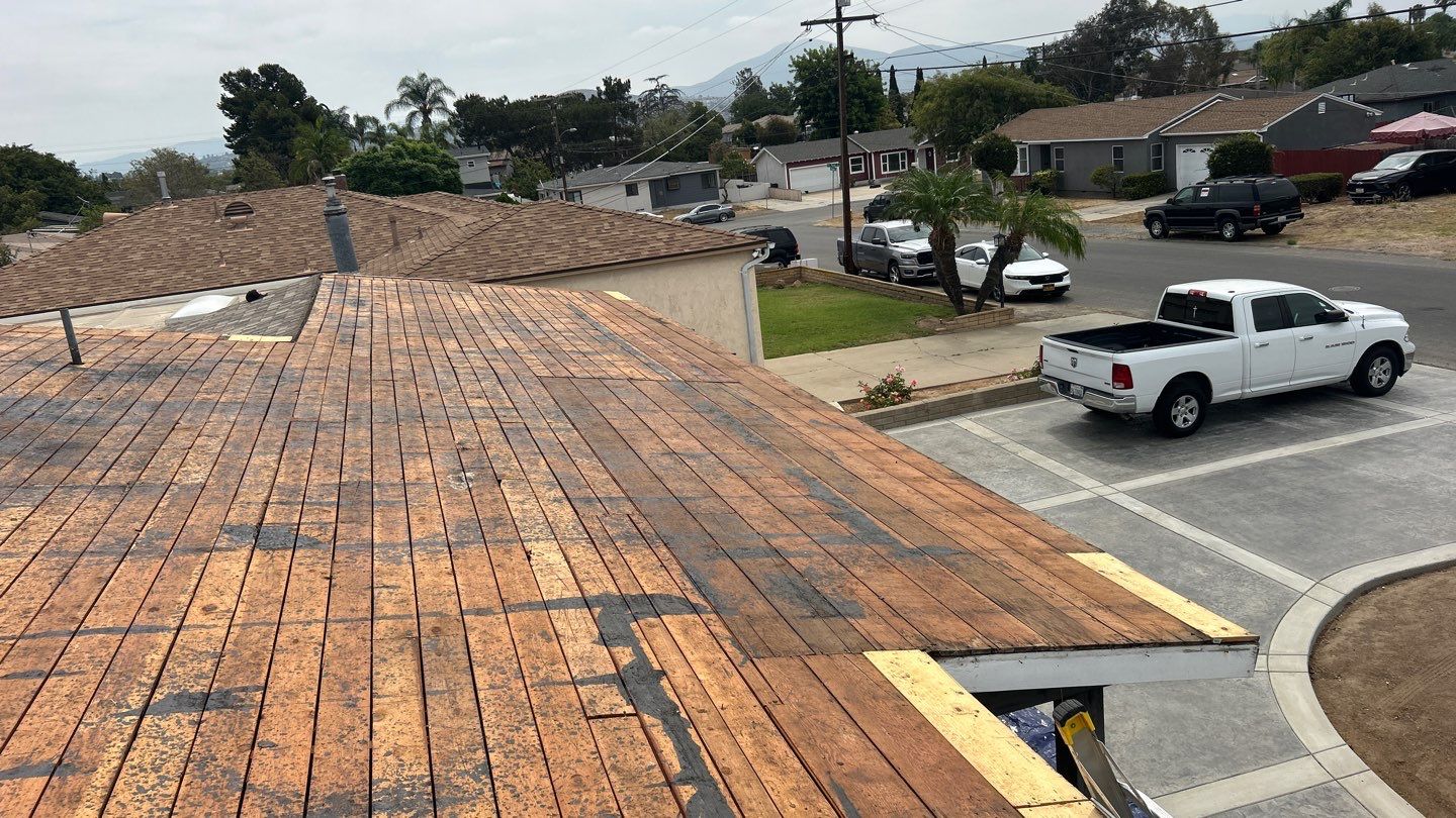 Partial Roof Replacement in Lemon Grove by Reliable Roofing San Diego Inc.
