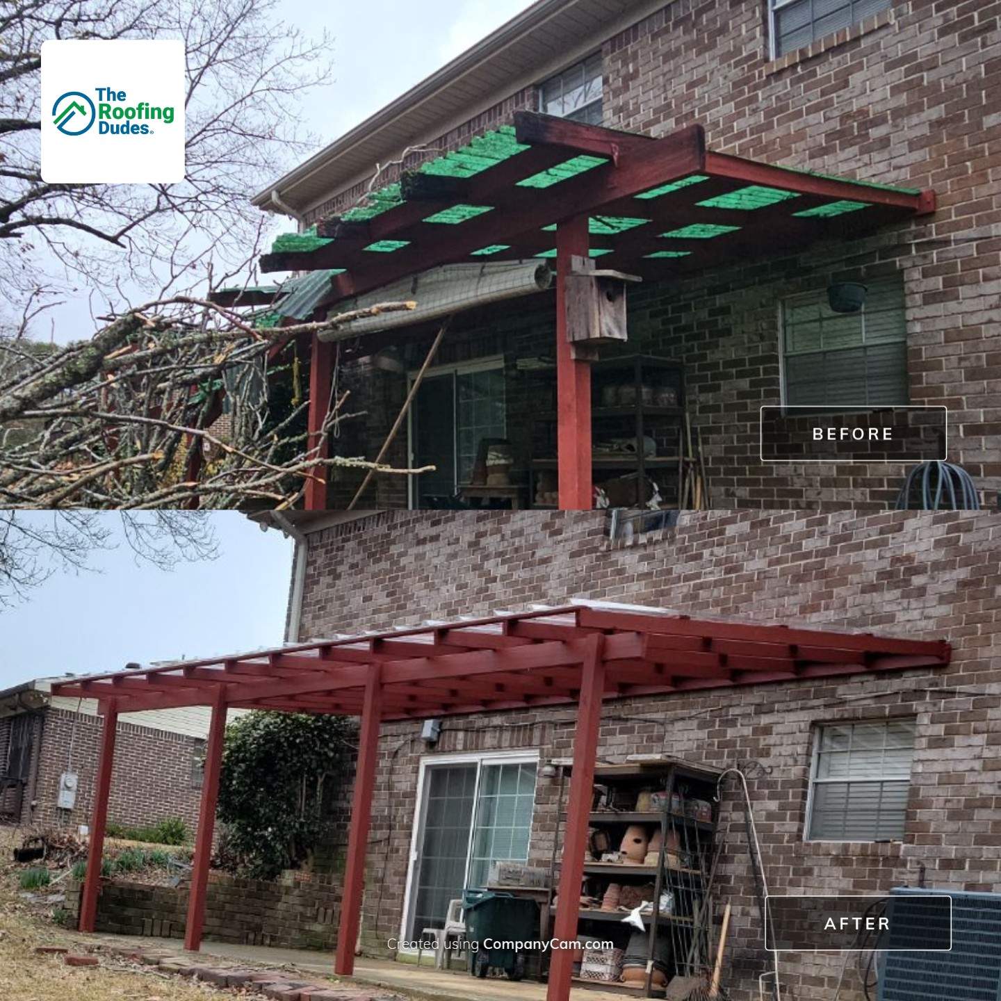 Roof Replacement (Barkwood) and Tree Removal in Birmingham  by The Roofing Dudes