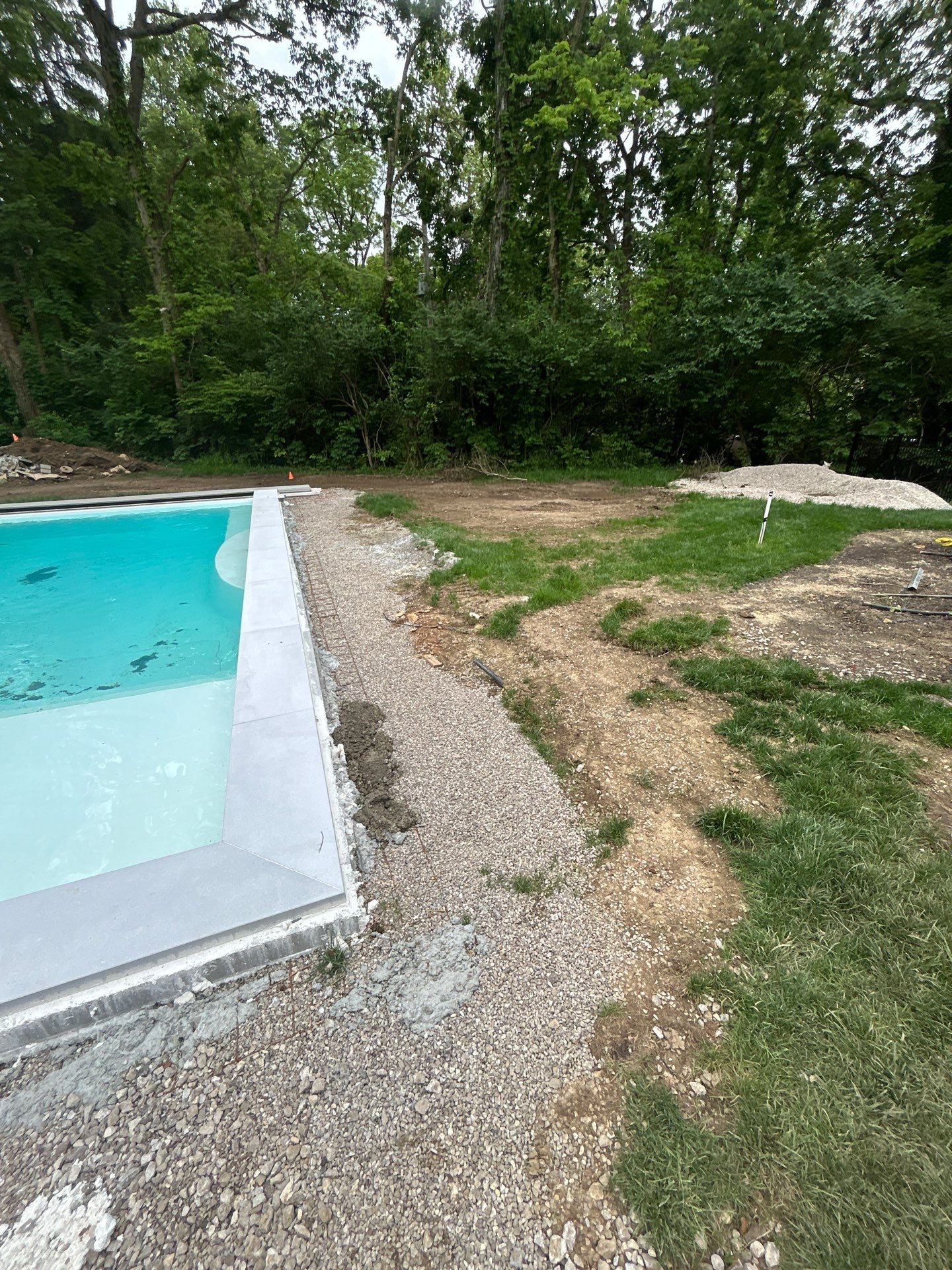 High-End Residential Turf Surrounding Pool in Powell by Southwest Greens Midwest