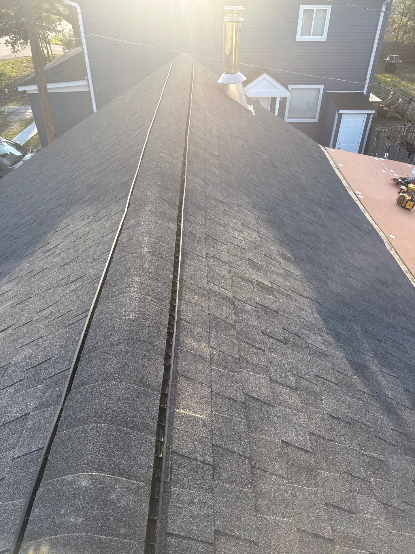 Residential Roof Replacement and Sheathing Repair in Grasonville by First Chesapeake Roofing