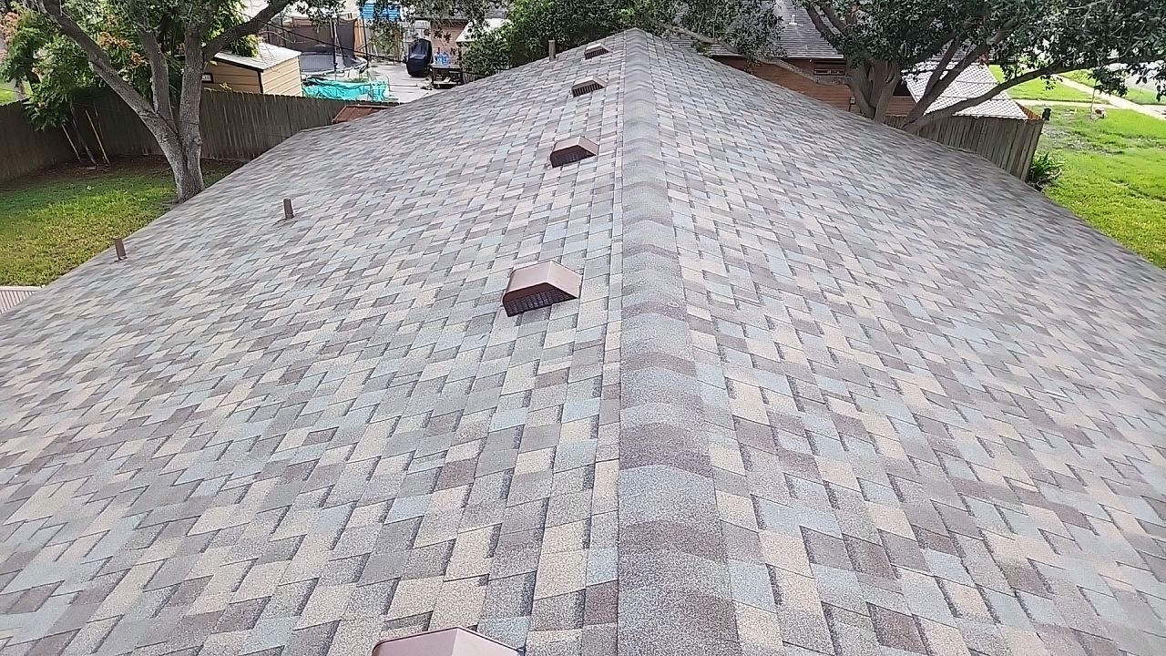 Full Roof Replacement using Certainteed Landmark Weatherwood by Galvan Roofing and Construction