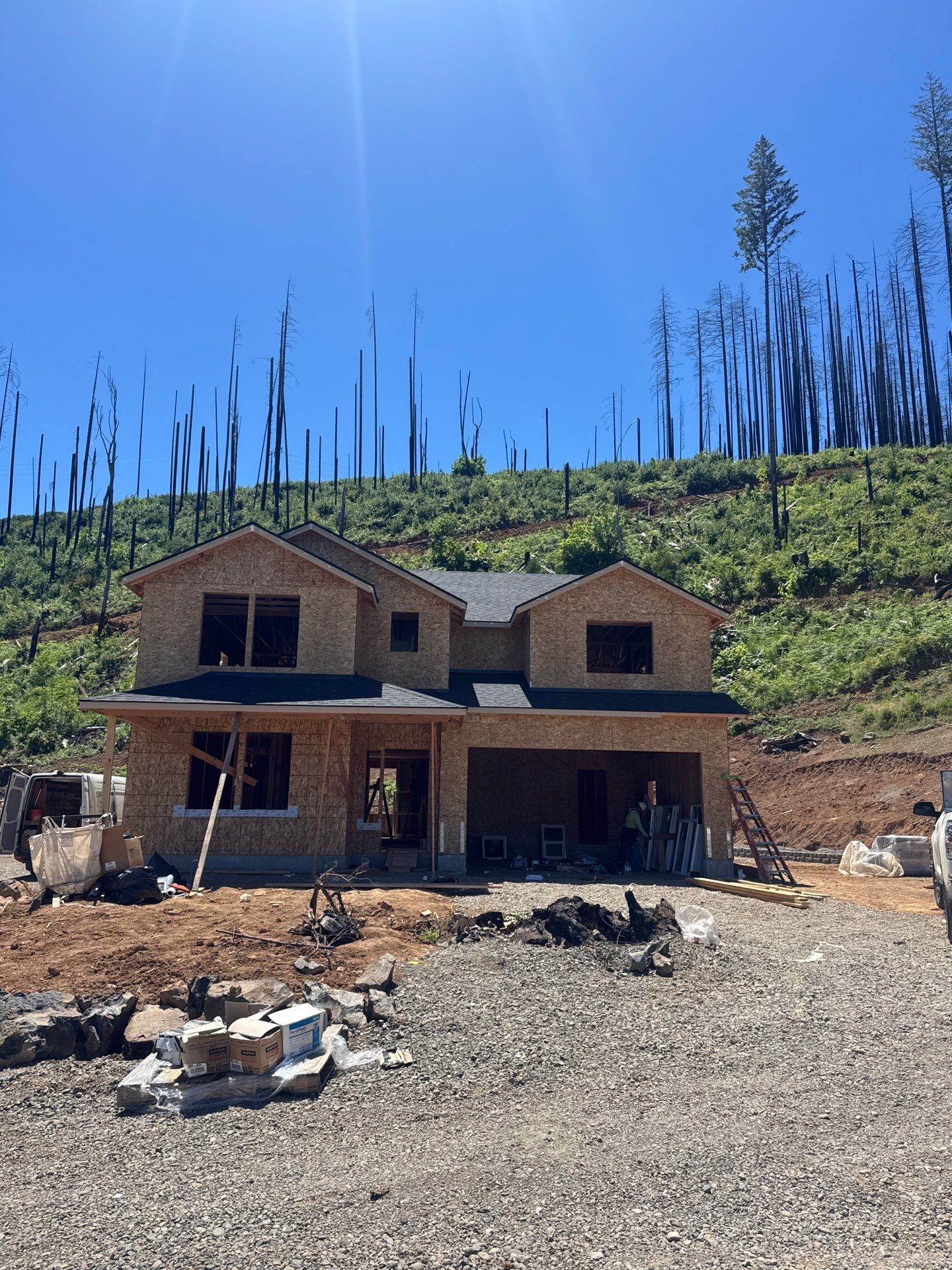 Architectural Shingle Roof Installation for New Construction in Vida by BEST Roofing & Waterproofing