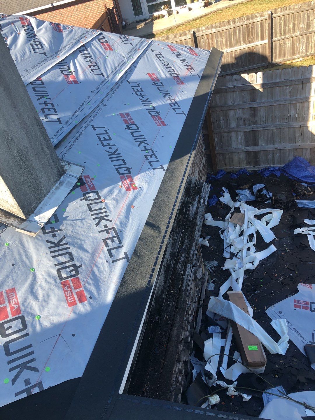 Residential Roofing Installation using Roof Replacement by American Roofing & Construction LLC