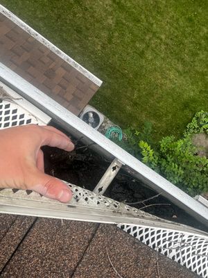 Turtle Shell gutter protection installation in Naperville, IL 60540, photograph 9