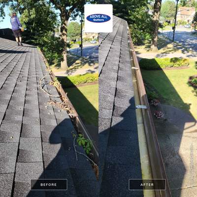 Overdue Gutter Cleaning