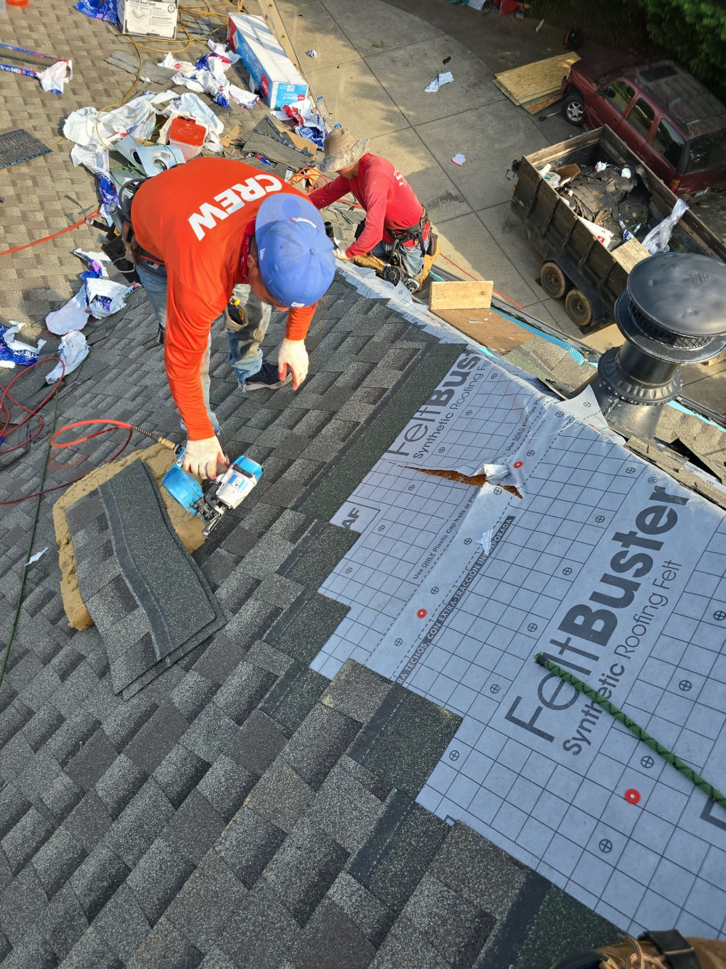 GAF Timberline HDZ in Weathered Wood by Element Pros Roofing, LLC