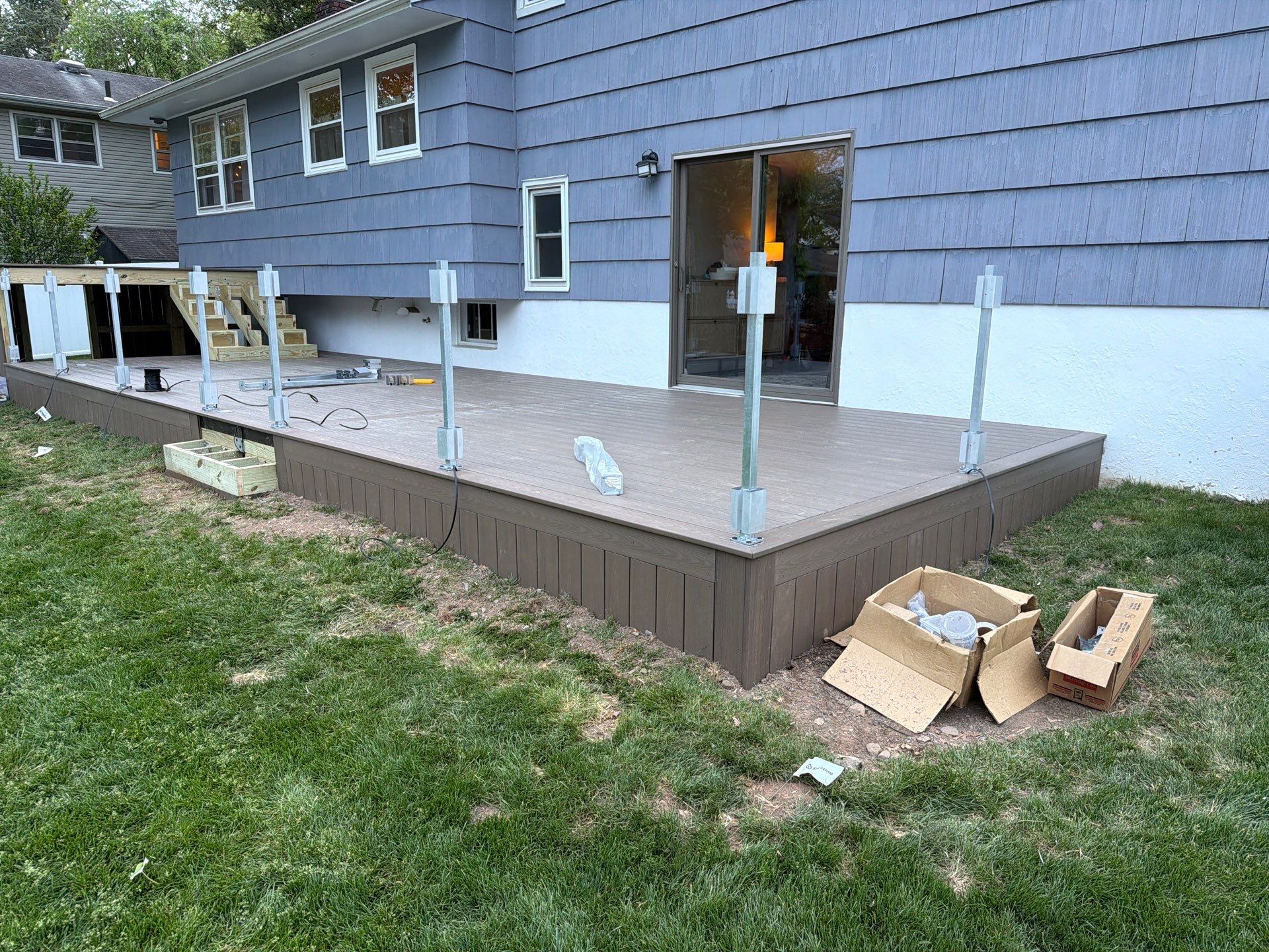 New Bi Level Deck In Westfield , New Jersey  by deck guardian