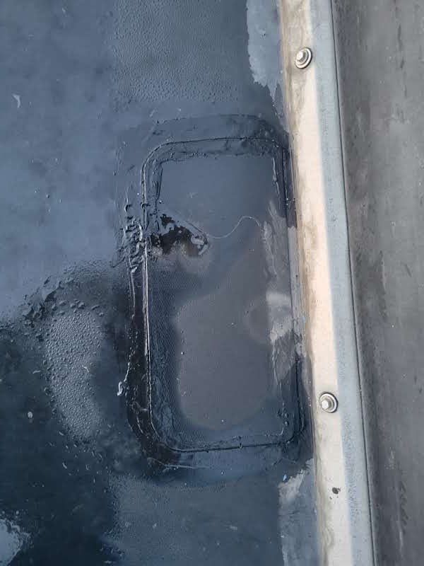 Commercial Roofing Repair using Custom Patch & Hand Weld by Carolina Trophy Roofs