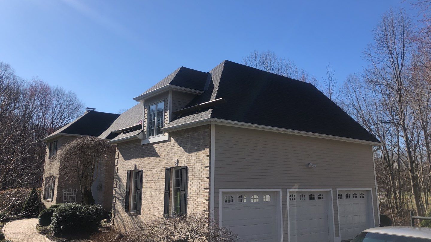 Residential Roofing Installation using Owens Corning TruDefinition Onyx Black by A Plus Exterior